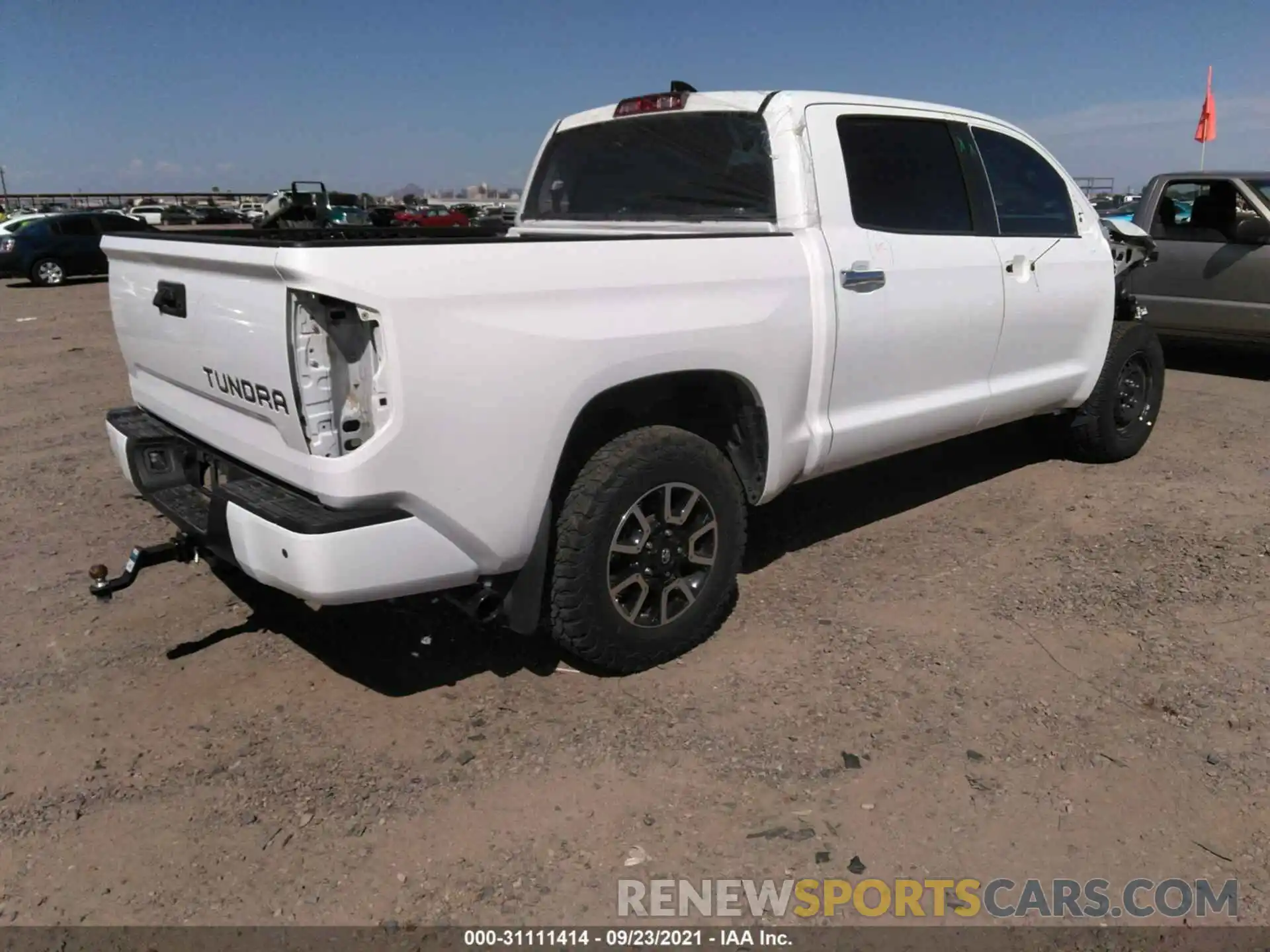 4 Photograph of a damaged car 5TFHY5F12LX877481 TOYOTA TUNDRA 4WD 2020