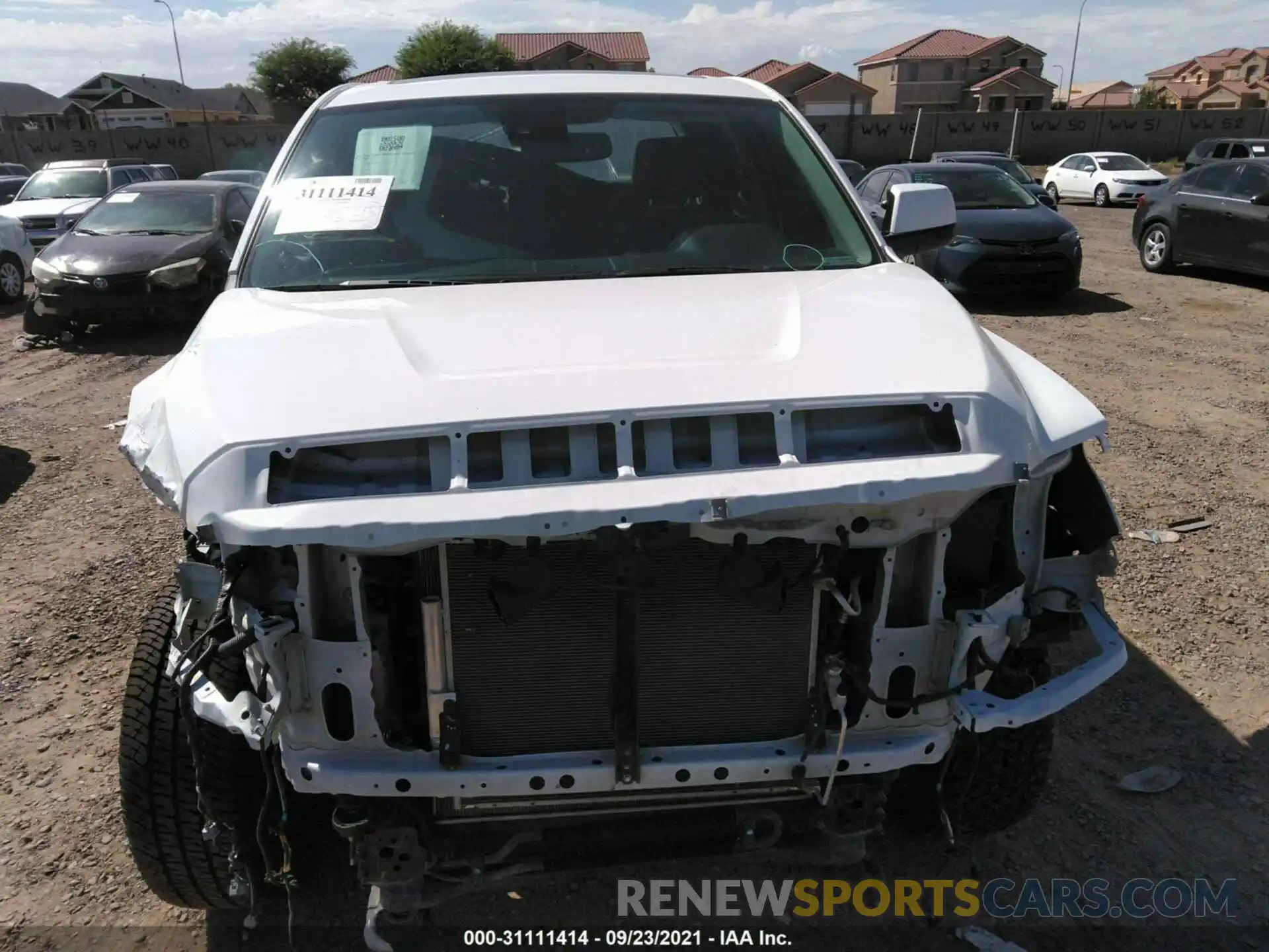 6 Photograph of a damaged car 5TFHY5F12LX877481 TOYOTA TUNDRA 4WD 2020