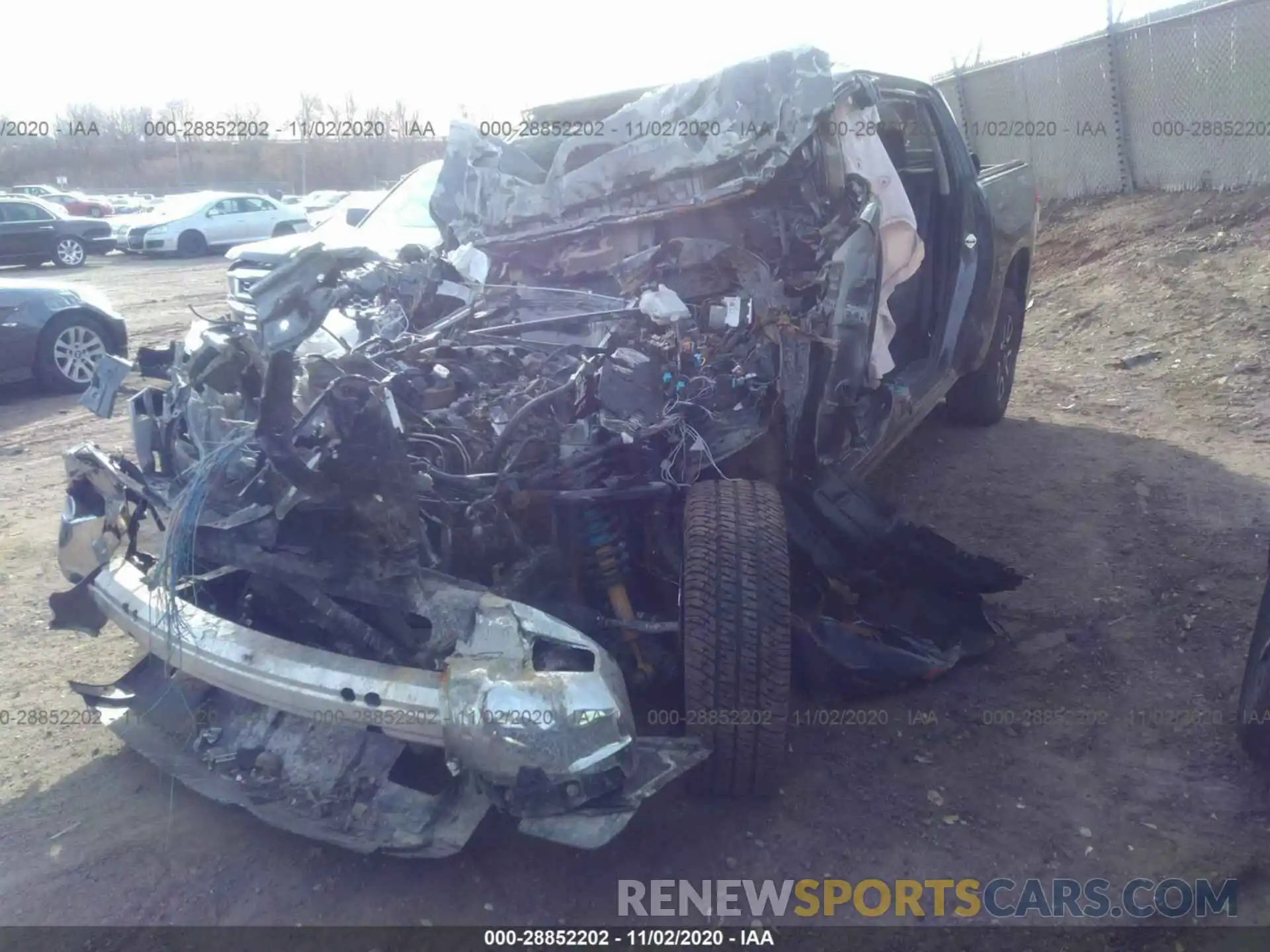 2 Photograph of a damaged car 5TFHY5F13LX938594 TOYOTA TUNDRA 4WD 2020