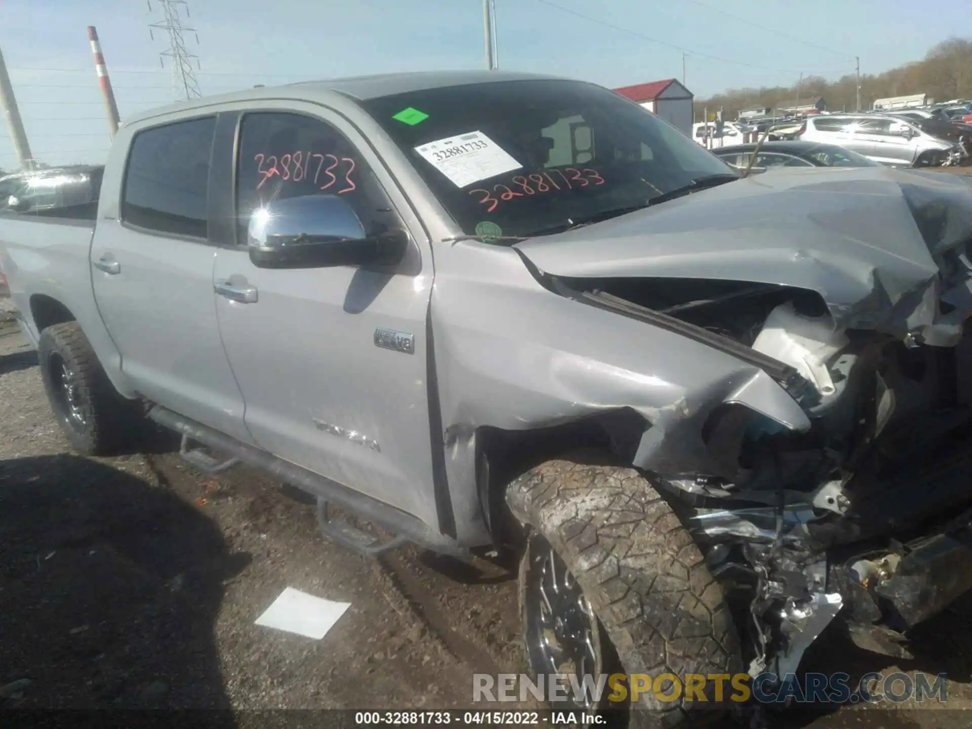 1 Photograph of a damaged car 5TFHY5F14LX894850 TOYOTA TUNDRA 4WD 2020