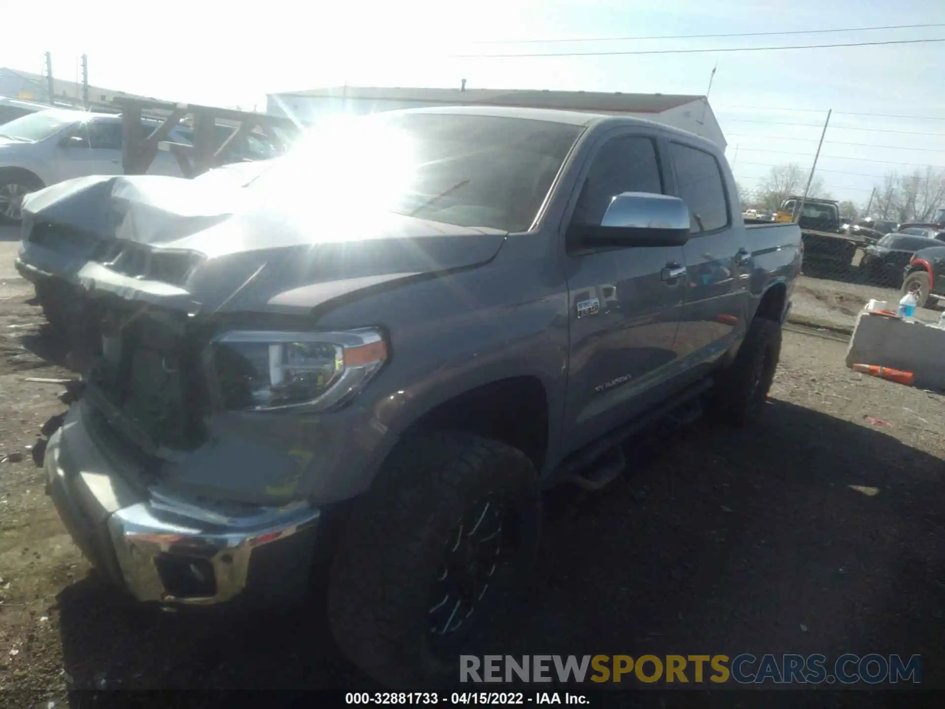 2 Photograph of a damaged car 5TFHY5F14LX894850 TOYOTA TUNDRA 4WD 2020