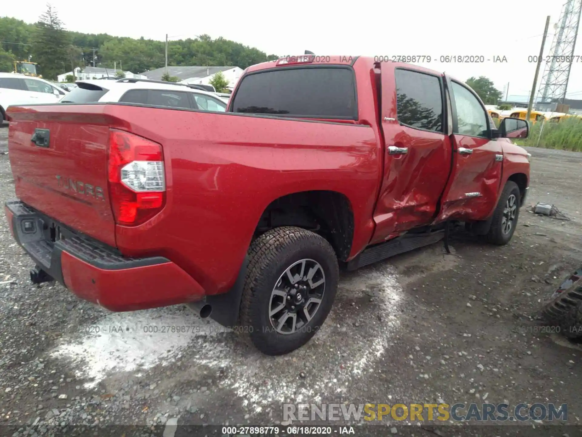 4 Photograph of a damaged car 5TFHY5F16LX871974 TOYOTA TUNDRA 4WD 2020