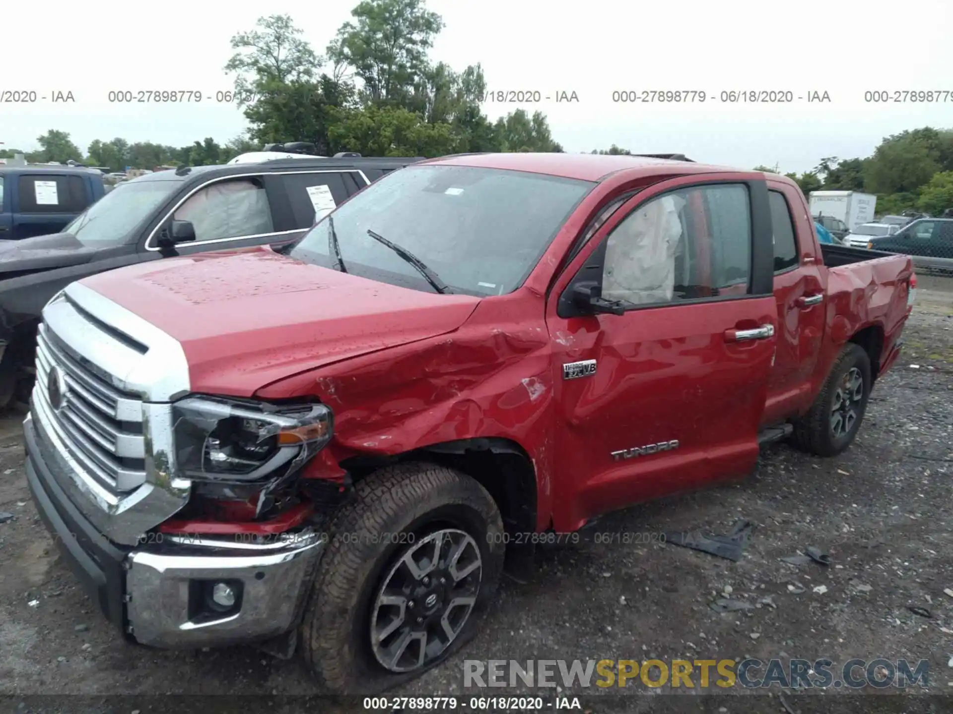 6 Photograph of a damaged car 5TFHY5F16LX871974 TOYOTA TUNDRA 4WD 2020