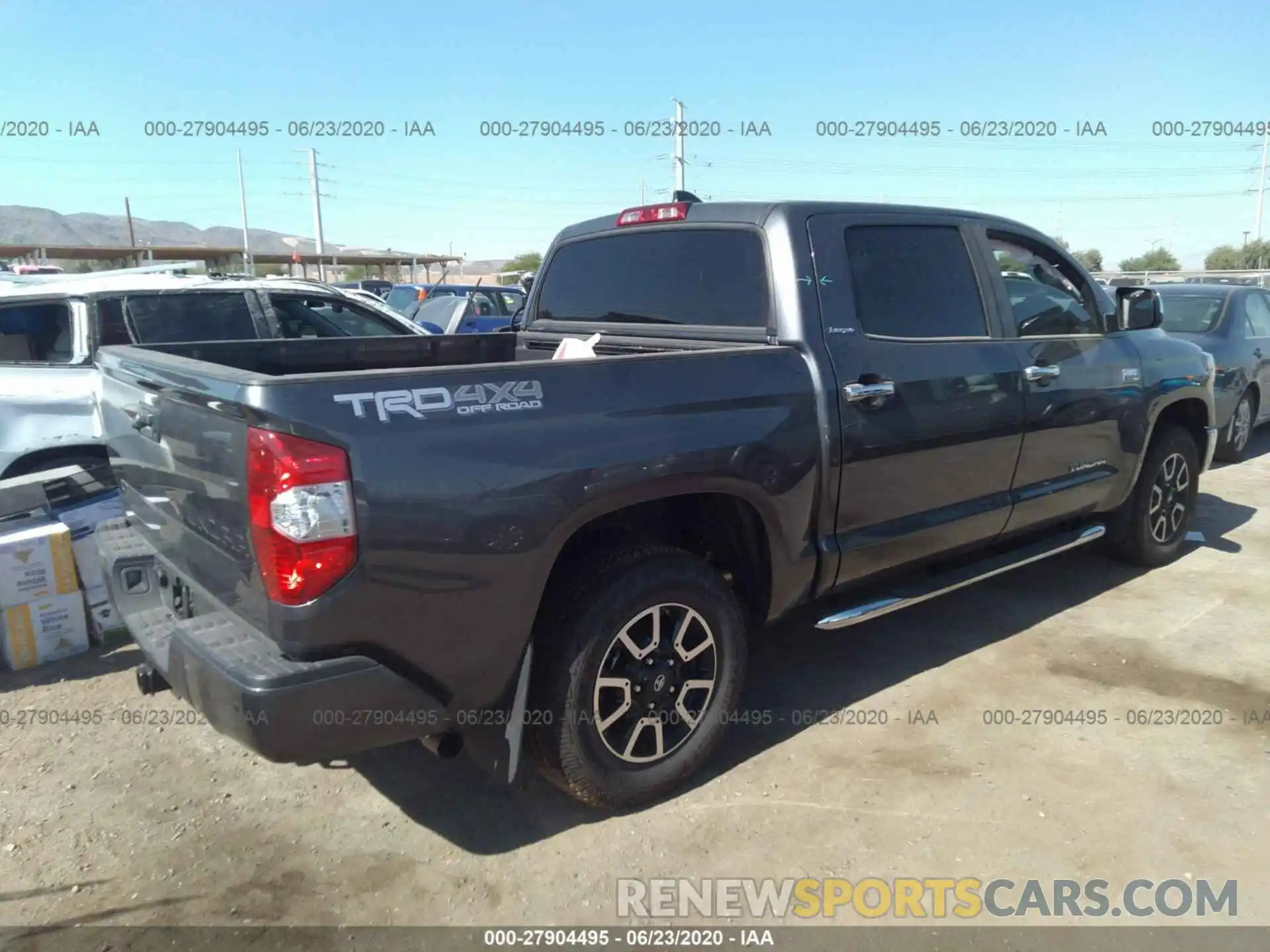 4 Photograph of a damaged car 5TFHY5F17LX900186 TOYOTA TUNDRA 4WD 2020