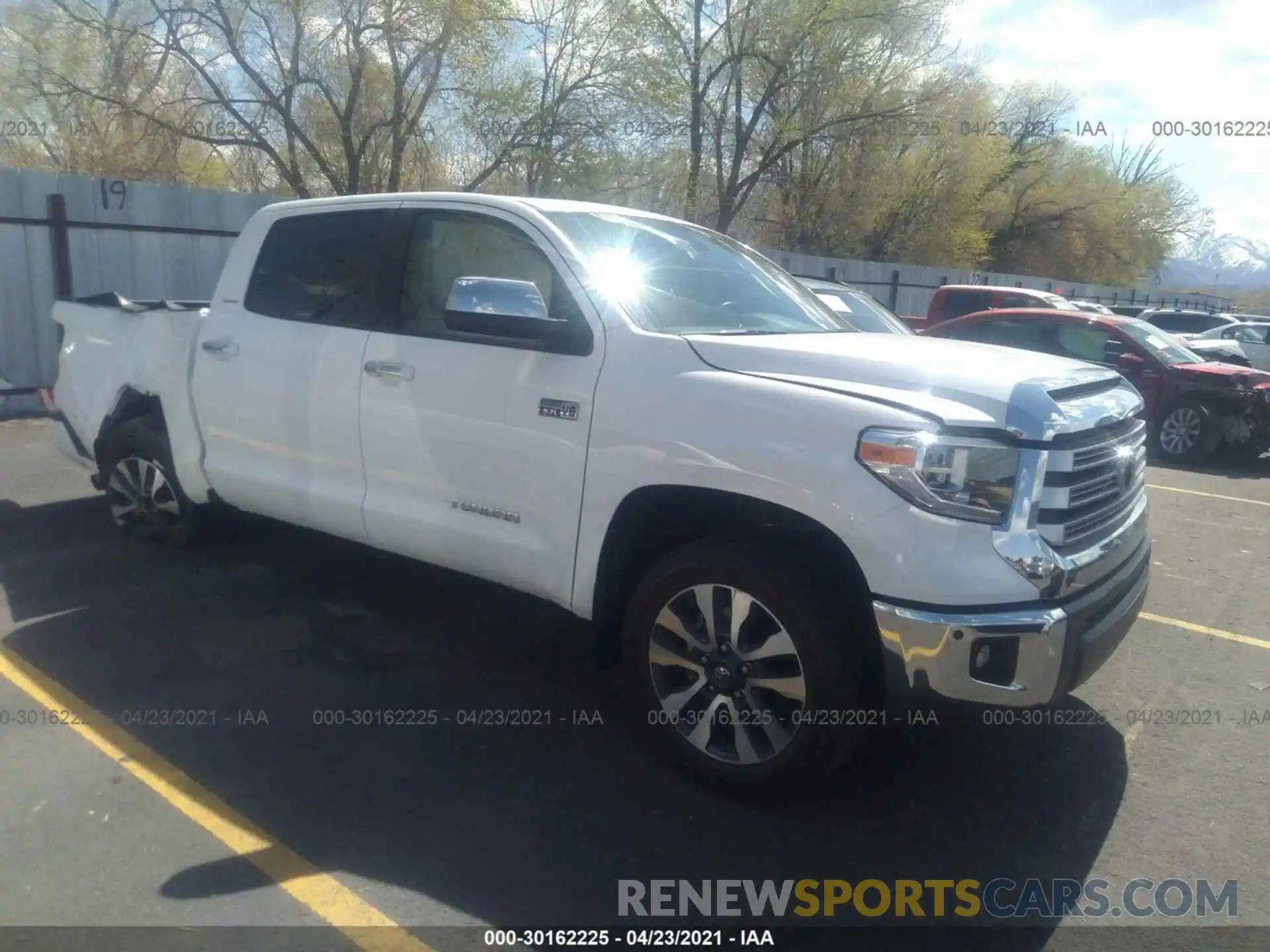 1 Photograph of a damaged car 5TFHY5F19LX891068 TOYOTA TUNDRA 4WD 2020