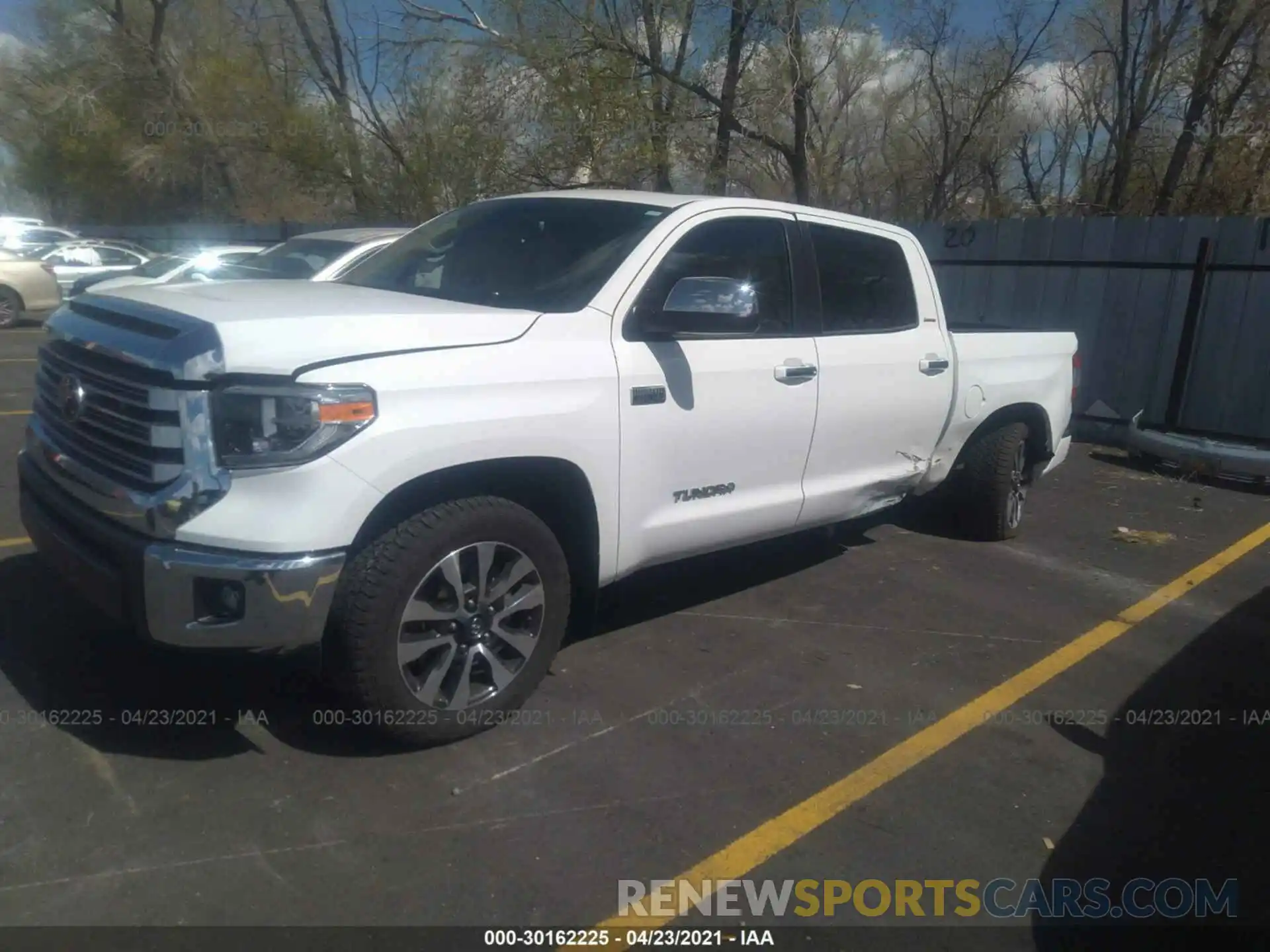 2 Photograph of a damaged car 5TFHY5F19LX891068 TOYOTA TUNDRA 4WD 2020