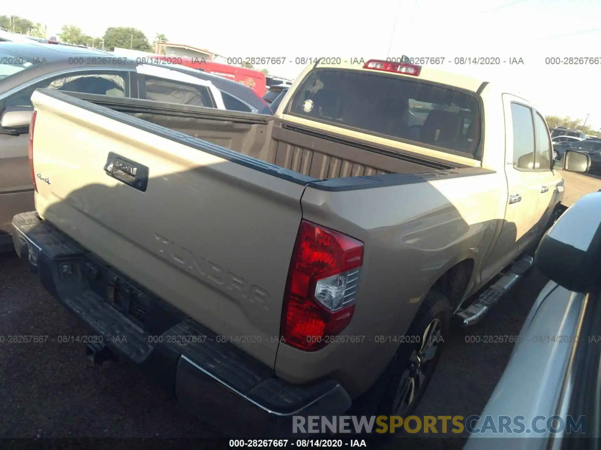 4 Photograph of a damaged car 5TFHY5F19LX893340 TOYOTA TUNDRA 4WD 2020