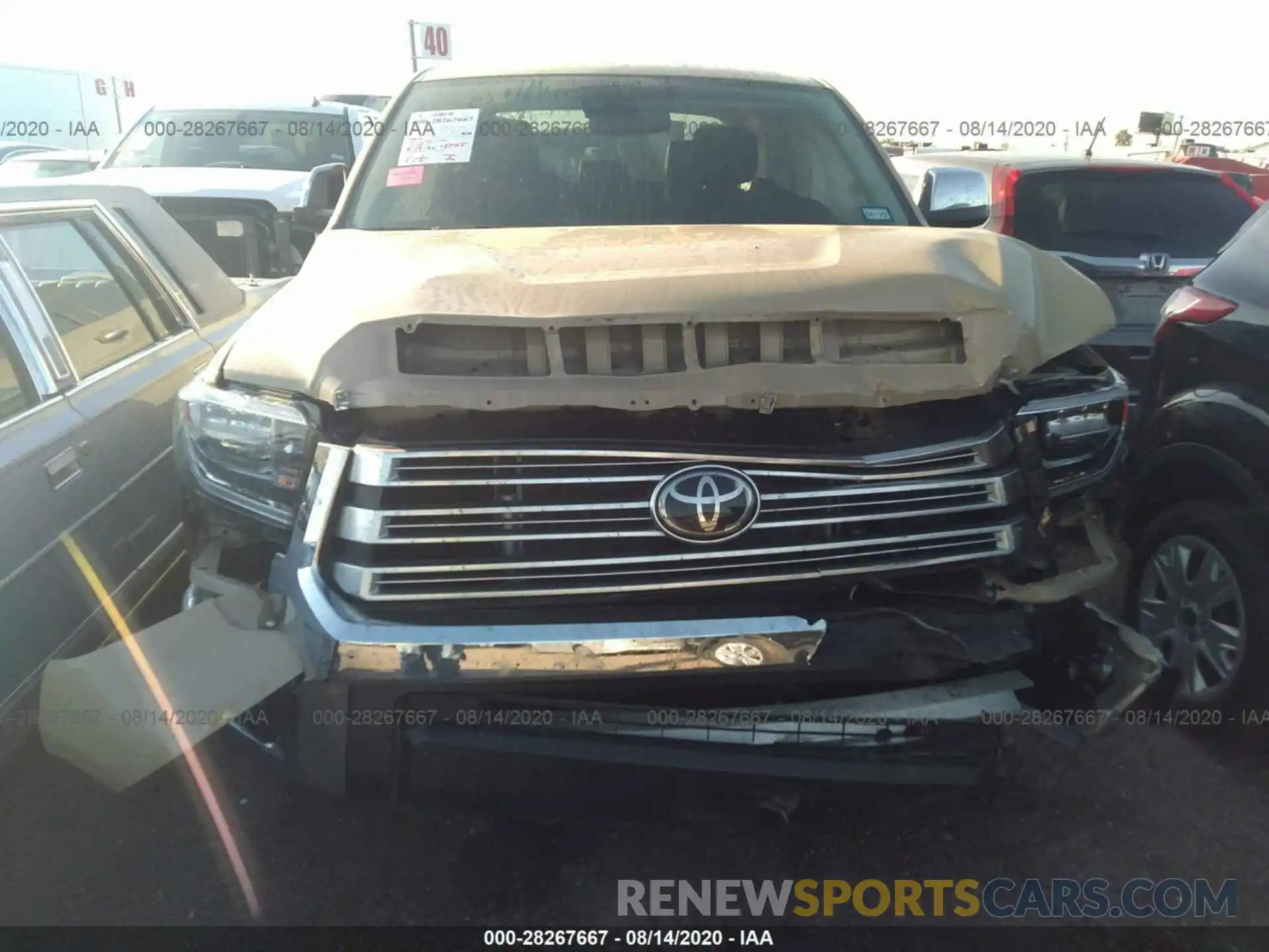 6 Photograph of a damaged car 5TFHY5F19LX893340 TOYOTA TUNDRA 4WD 2020