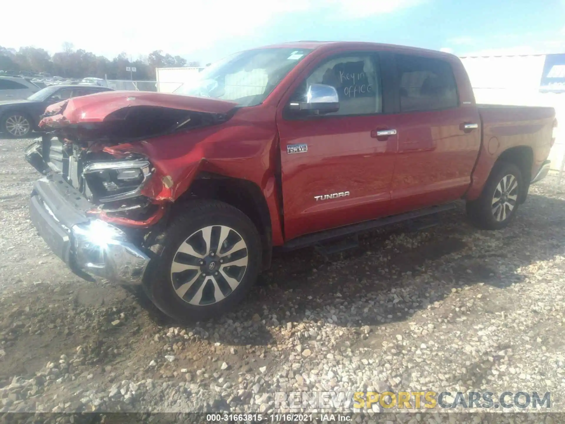 2 Photograph of a damaged car 5TFHY5F19LX939216 TOYOTA TUNDRA 4WD 2020