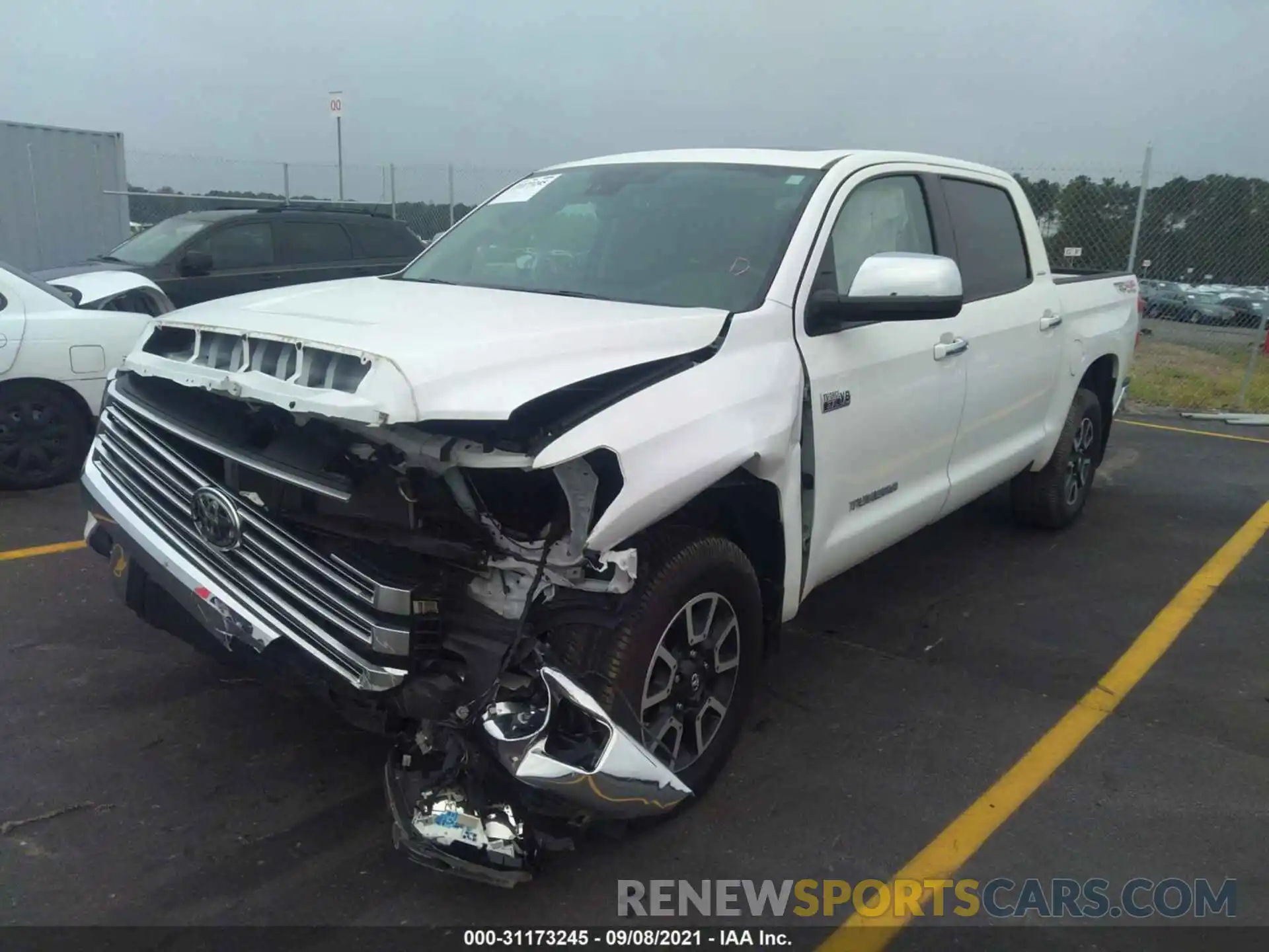 2 Photograph of a damaged car 5TFHY5F1XLX897865 TOYOTA TUNDRA 4WD 2020