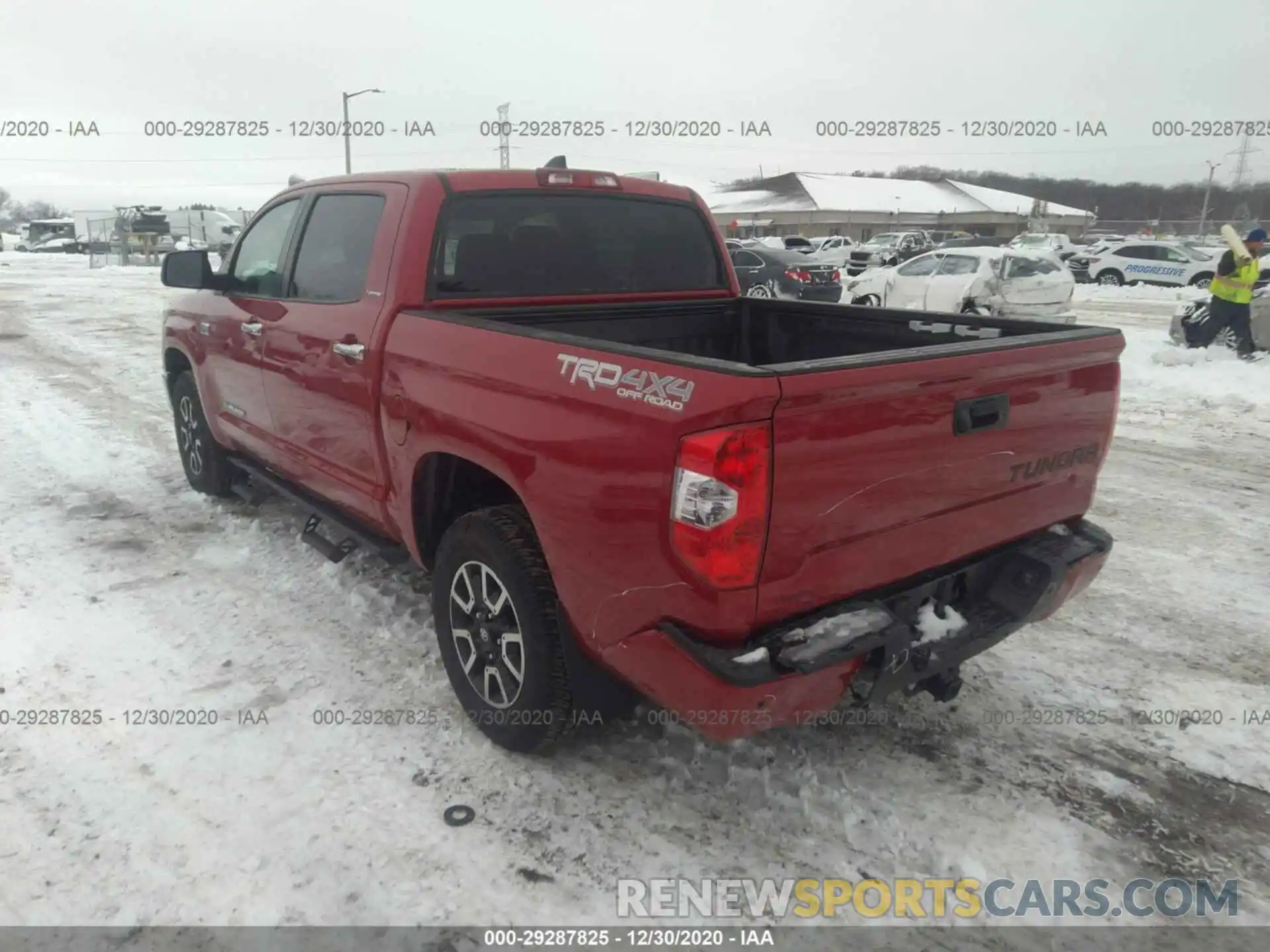 3 Photograph of a damaged car 5TFHY5F1XLX944229 TOYOTA TUNDRA 4WD 2020