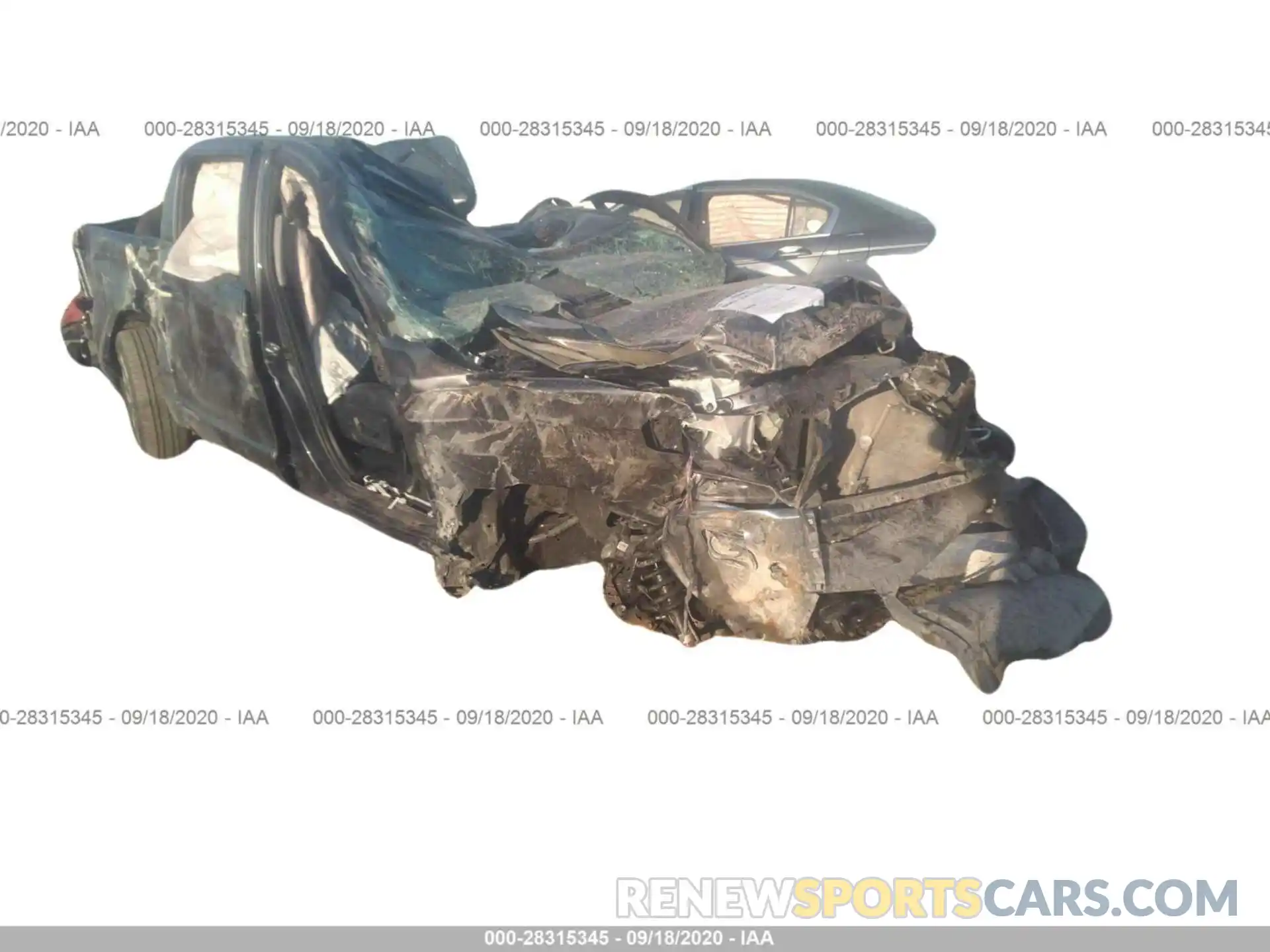 1 Photograph of a damaged car 5TFHY5F1XLX945588 TOYOTA TUNDRA 4WD 2020