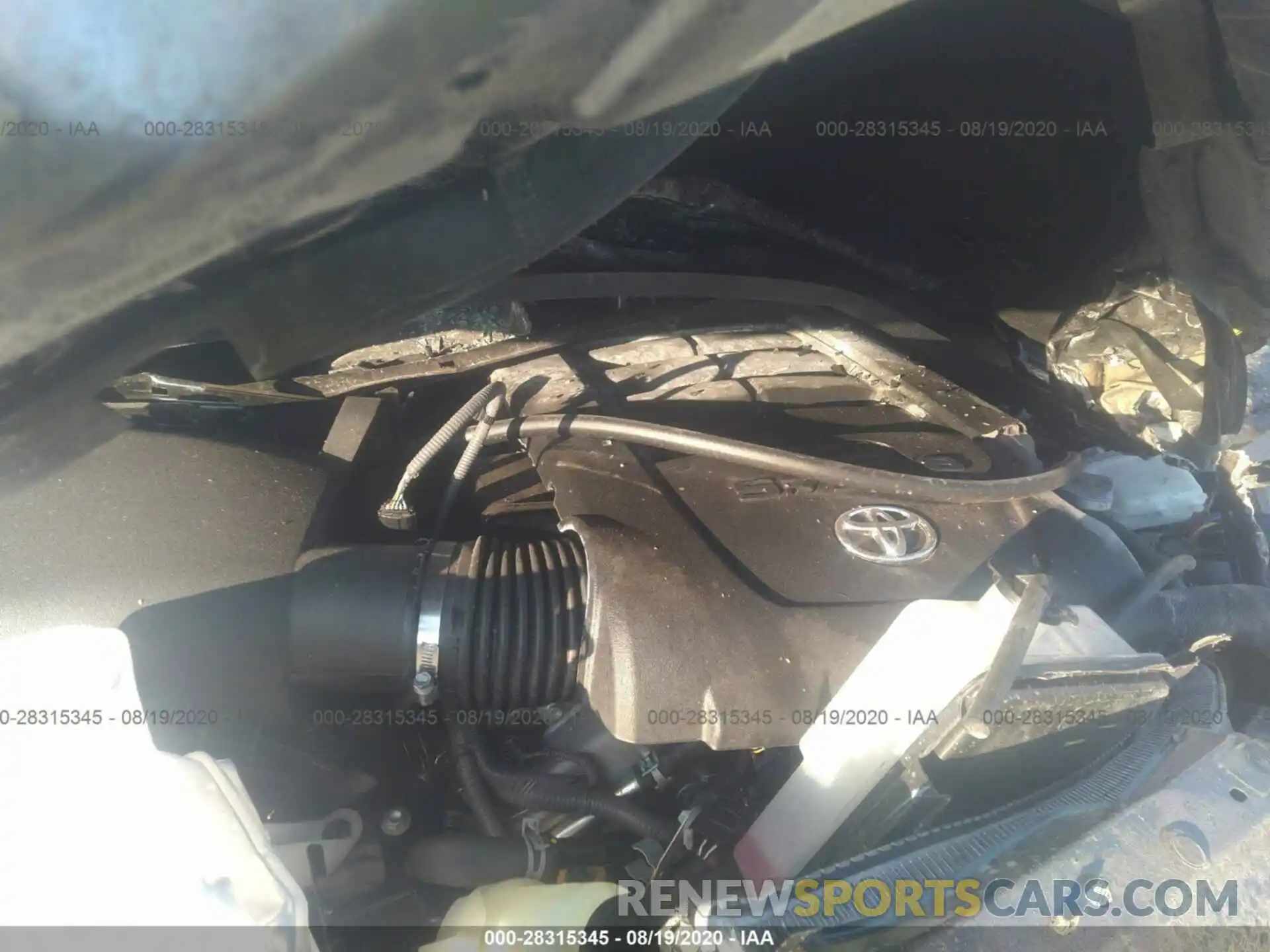 10 Photograph of a damaged car 5TFHY5F1XLX945588 TOYOTA TUNDRA 4WD 2020