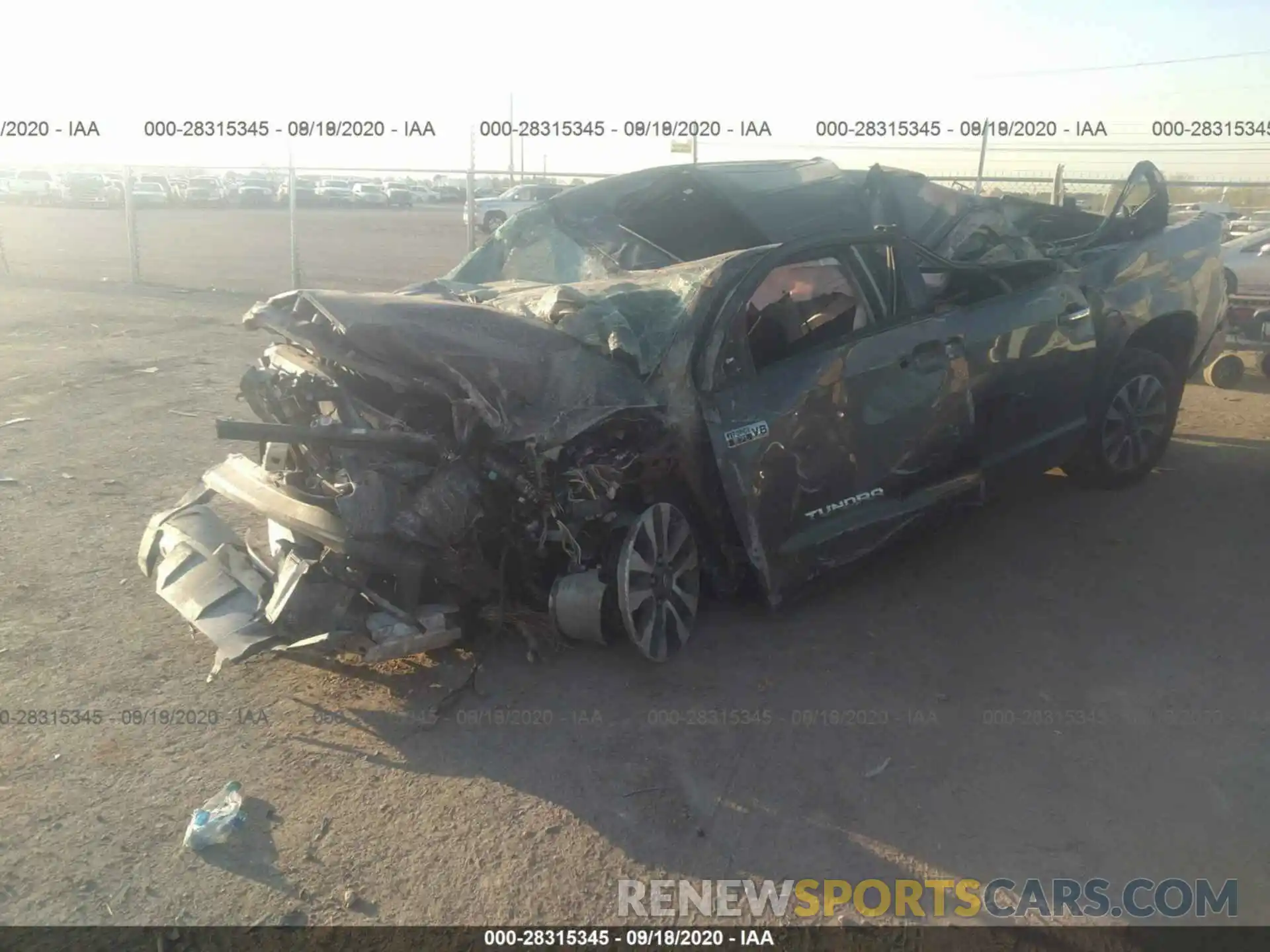 12 Photograph of a damaged car 5TFHY5F1XLX945588 TOYOTA TUNDRA 4WD 2020