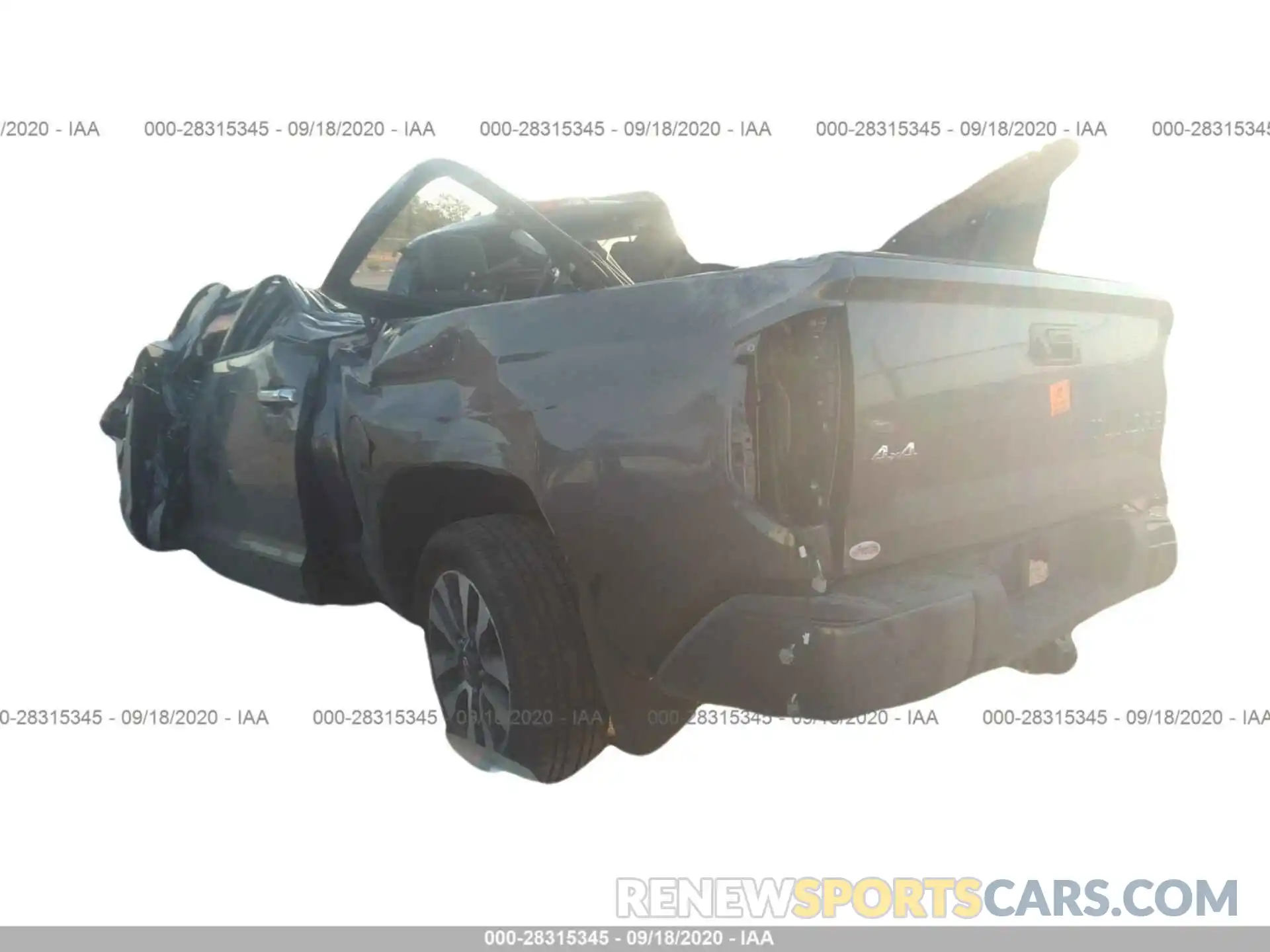 3 Photograph of a damaged car 5TFHY5F1XLX945588 TOYOTA TUNDRA 4WD 2020