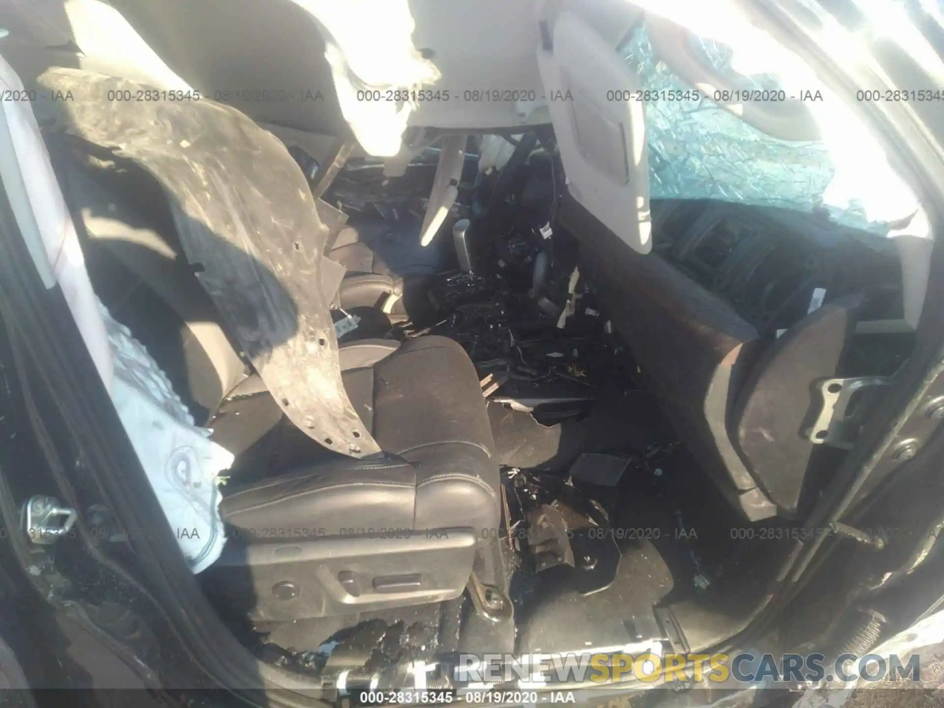 5 Photograph of a damaged car 5TFHY5F1XLX945588 TOYOTA TUNDRA 4WD 2020