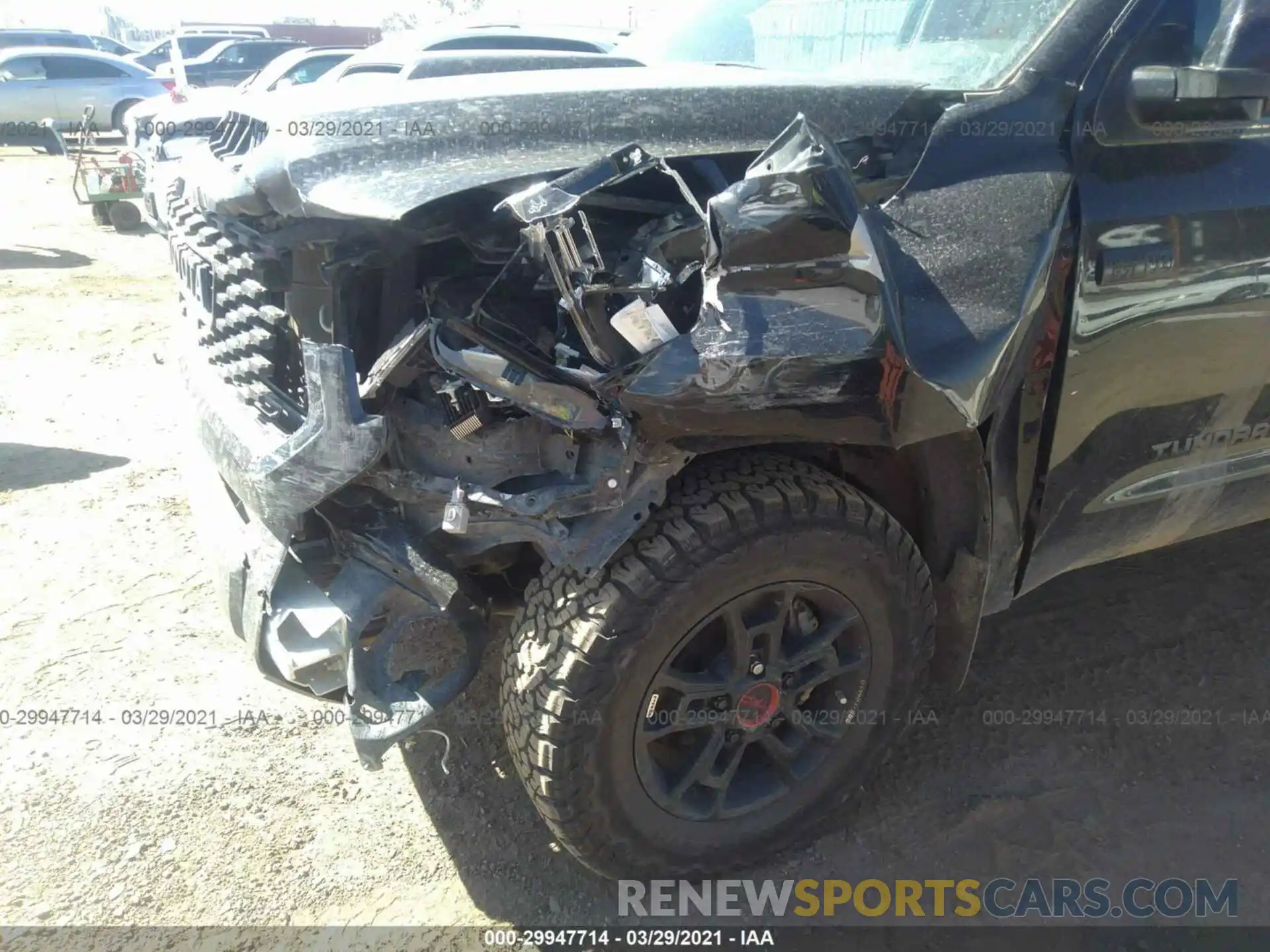 6 Photograph of a damaged car 5TFUY5F10LX899476 TOYOTA TUNDRA 4WD 2020