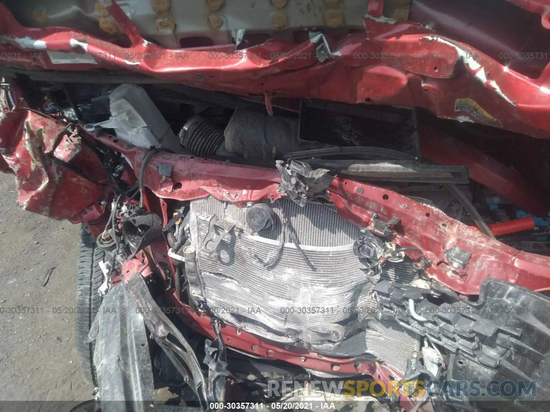 10 Фотография поврежденного автомобиля 5TFUY5F10LX926482 TOYOTA TUNDRA 4WD 2020