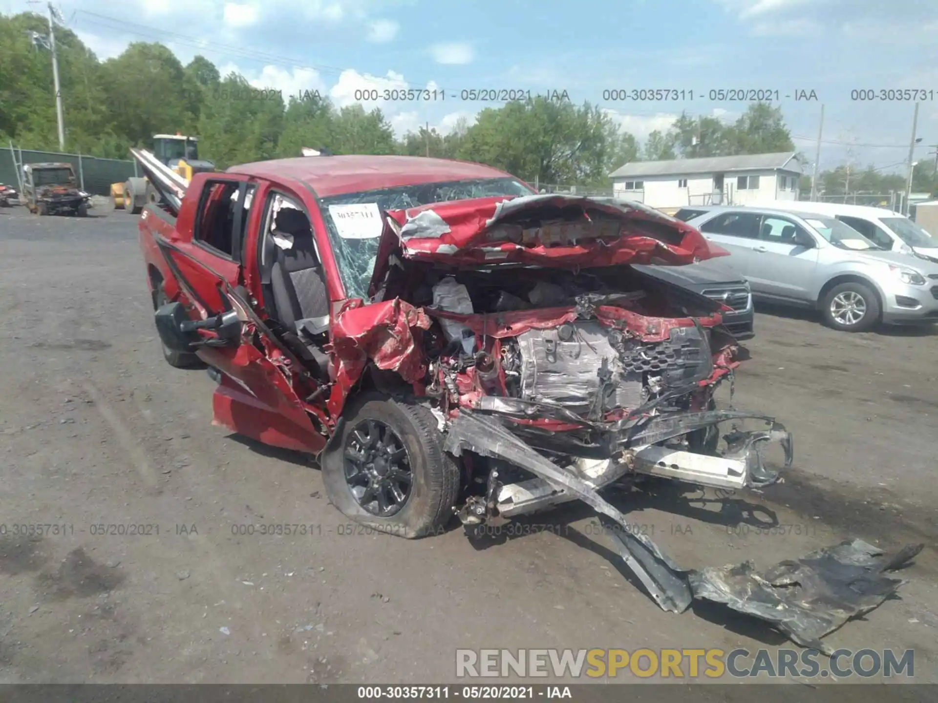 6 Фотография поврежденного автомобиля 5TFUY5F10LX926482 TOYOTA TUNDRA 4WD 2020
