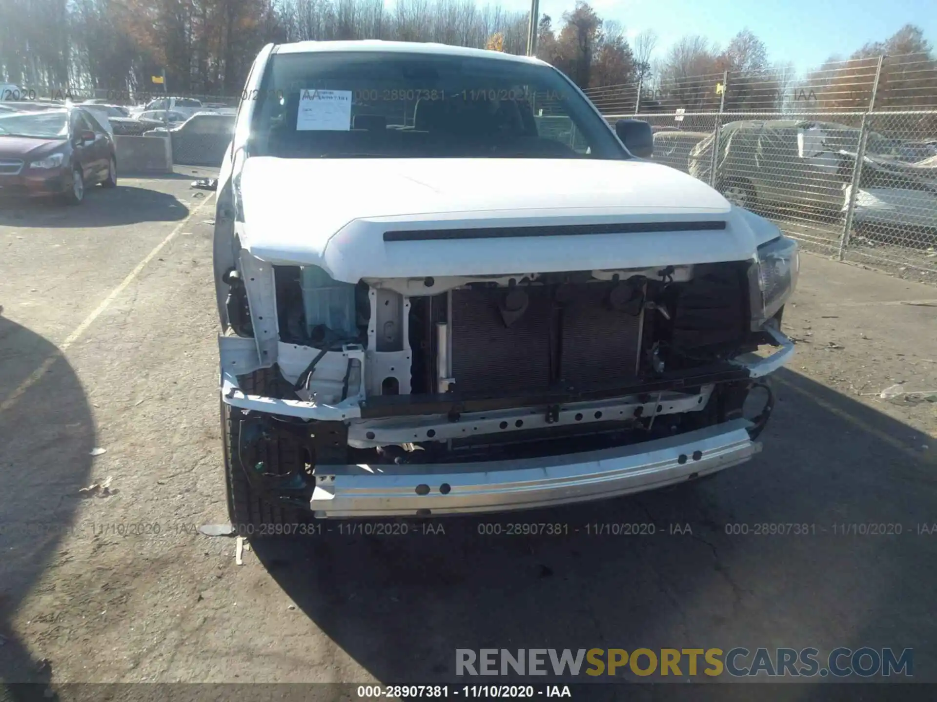 6 Photograph of a damaged car 5TFUY5F12LX901650 TOYOTA TUNDRA 4WD 2020