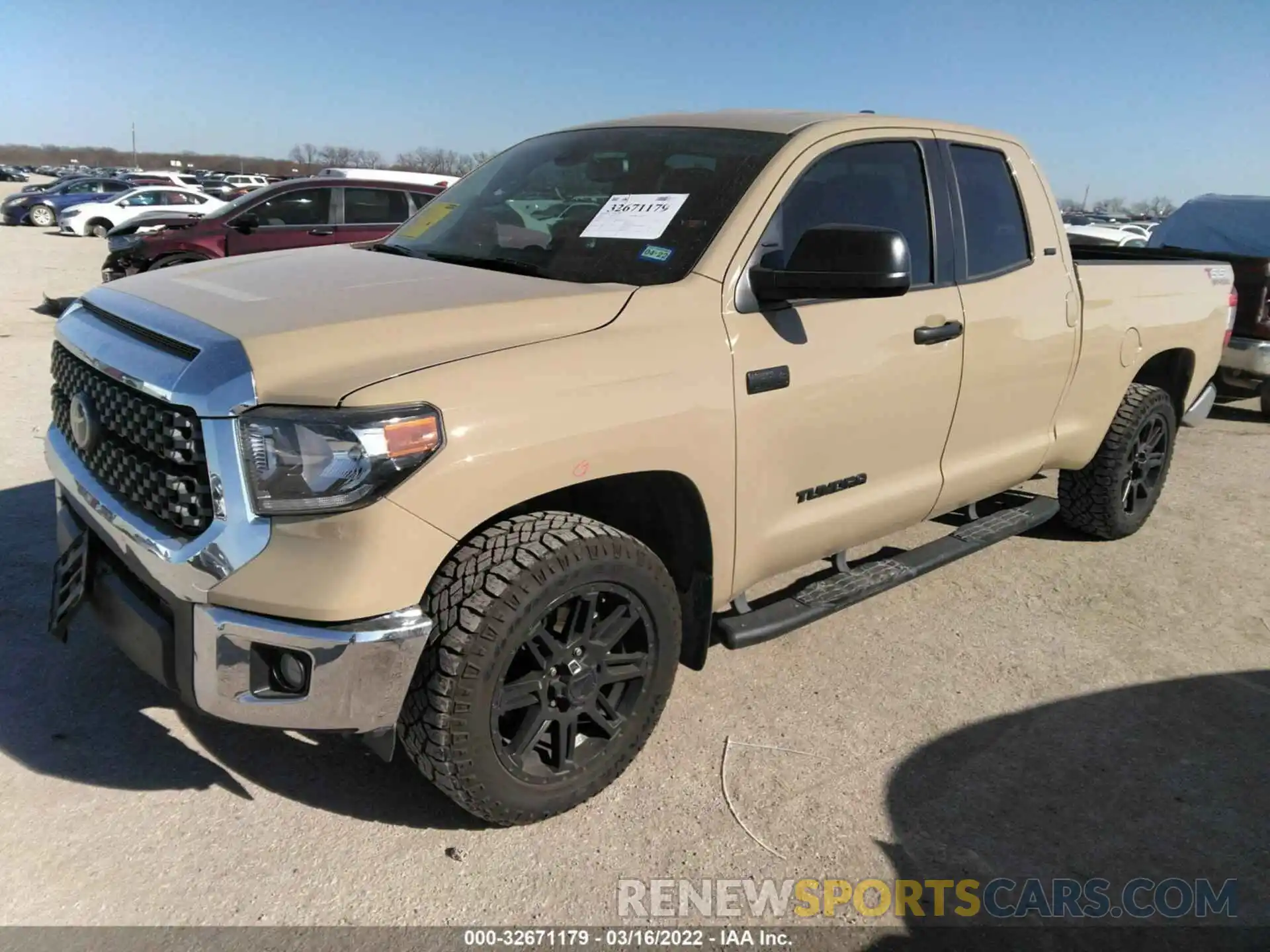 2 Photograph of a damaged car 5TFUY5F12LX909151 TOYOTA TUNDRA 4WD 2020