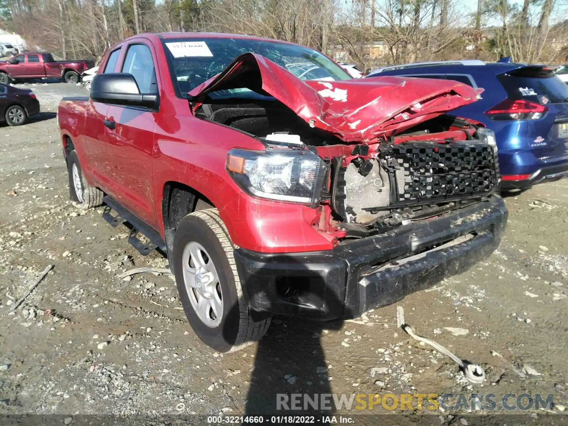 1 Photograph of a damaged car 5TFUY5F14LX910060 TOYOTA TUNDRA 4WD 2020