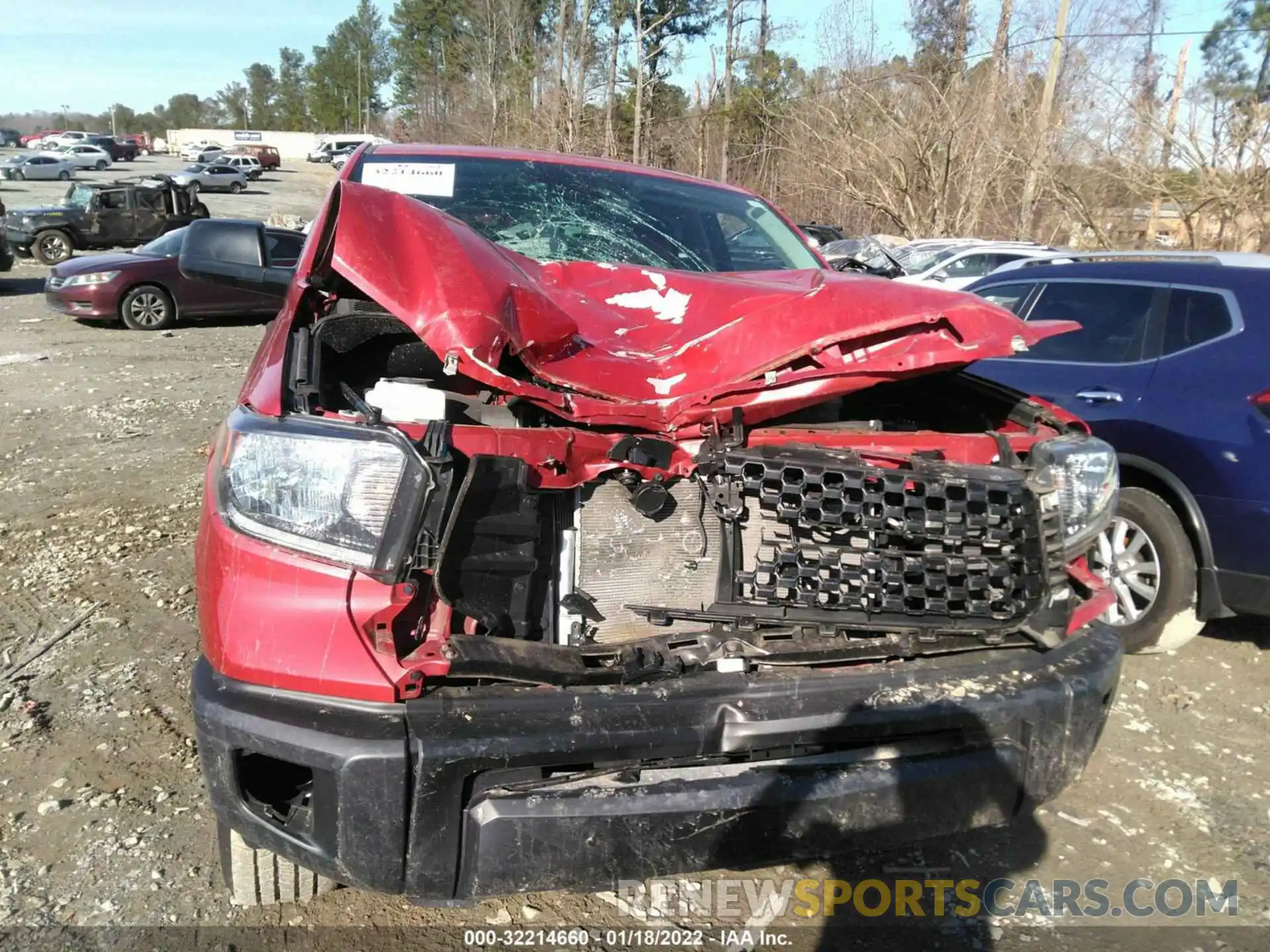 6 Photograph of a damaged car 5TFUY5F14LX910060 TOYOTA TUNDRA 4WD 2020