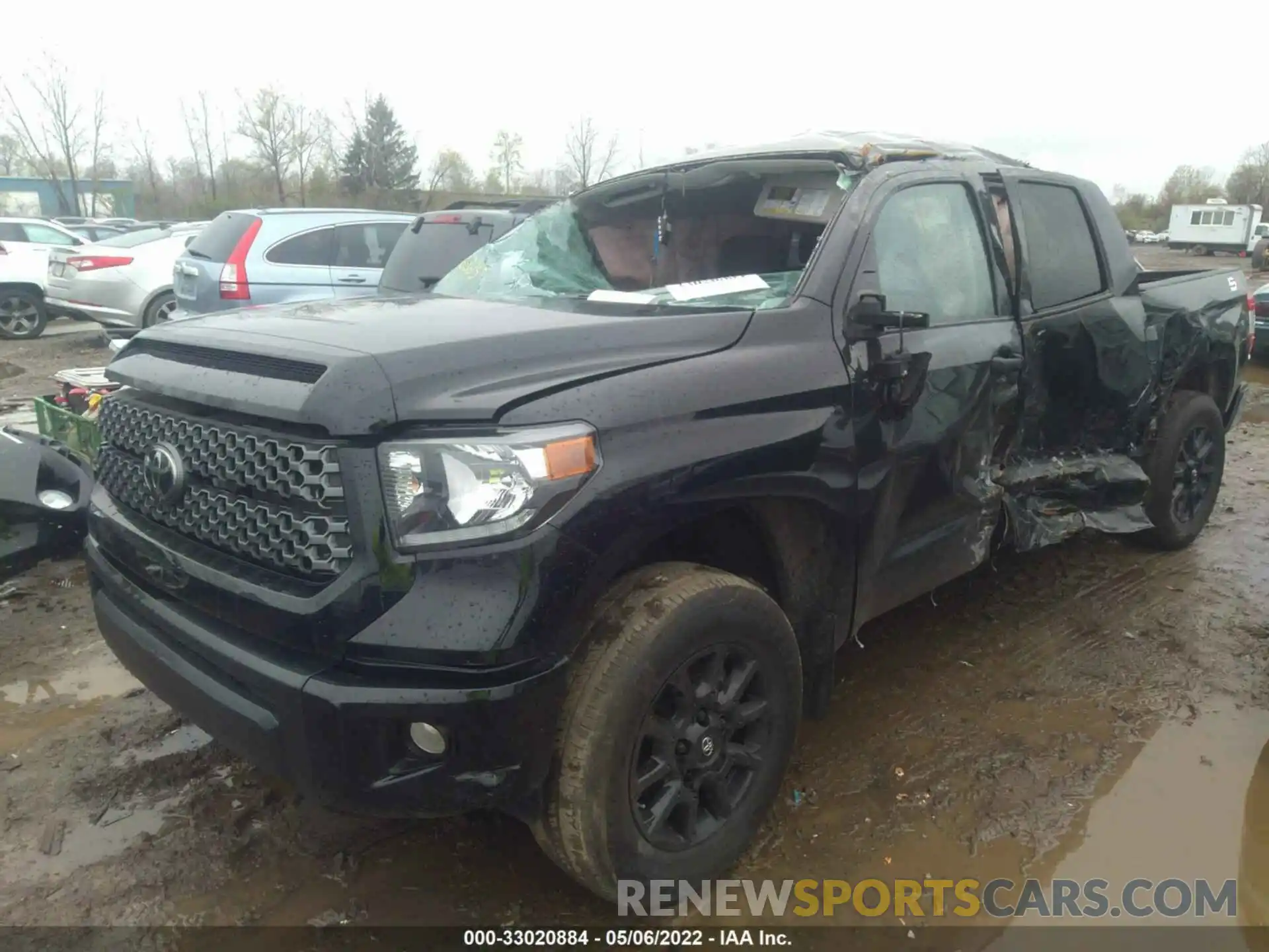 2 Фотография поврежденного автомобиля 5TFUY5F14LX924752 TOYOTA TUNDRA 4WD 2020