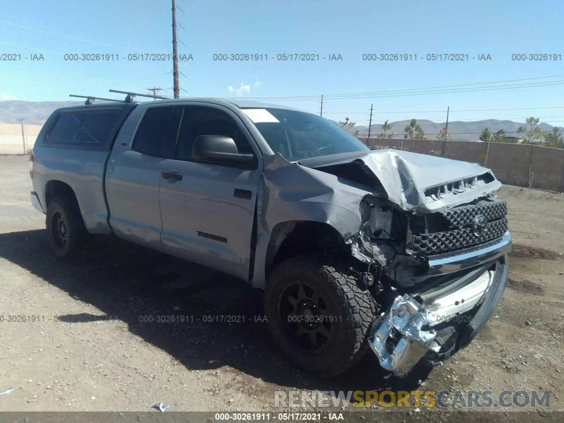 1 Photograph of a damaged car 5TFUY5F14LX946654 TOYOTA TUNDRA 4WD 2020