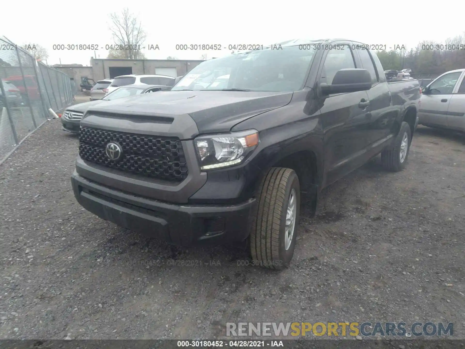 2 Photograph of a damaged car 5TFUY5F15LX929619 TOYOTA TUNDRA 4WD 2020