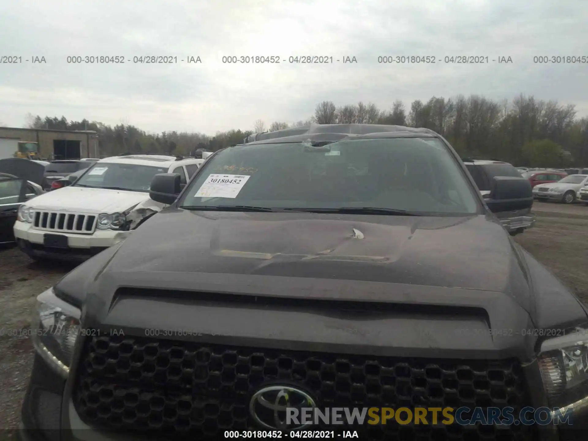 6 Photograph of a damaged car 5TFUY5F15LX929619 TOYOTA TUNDRA 4WD 2020