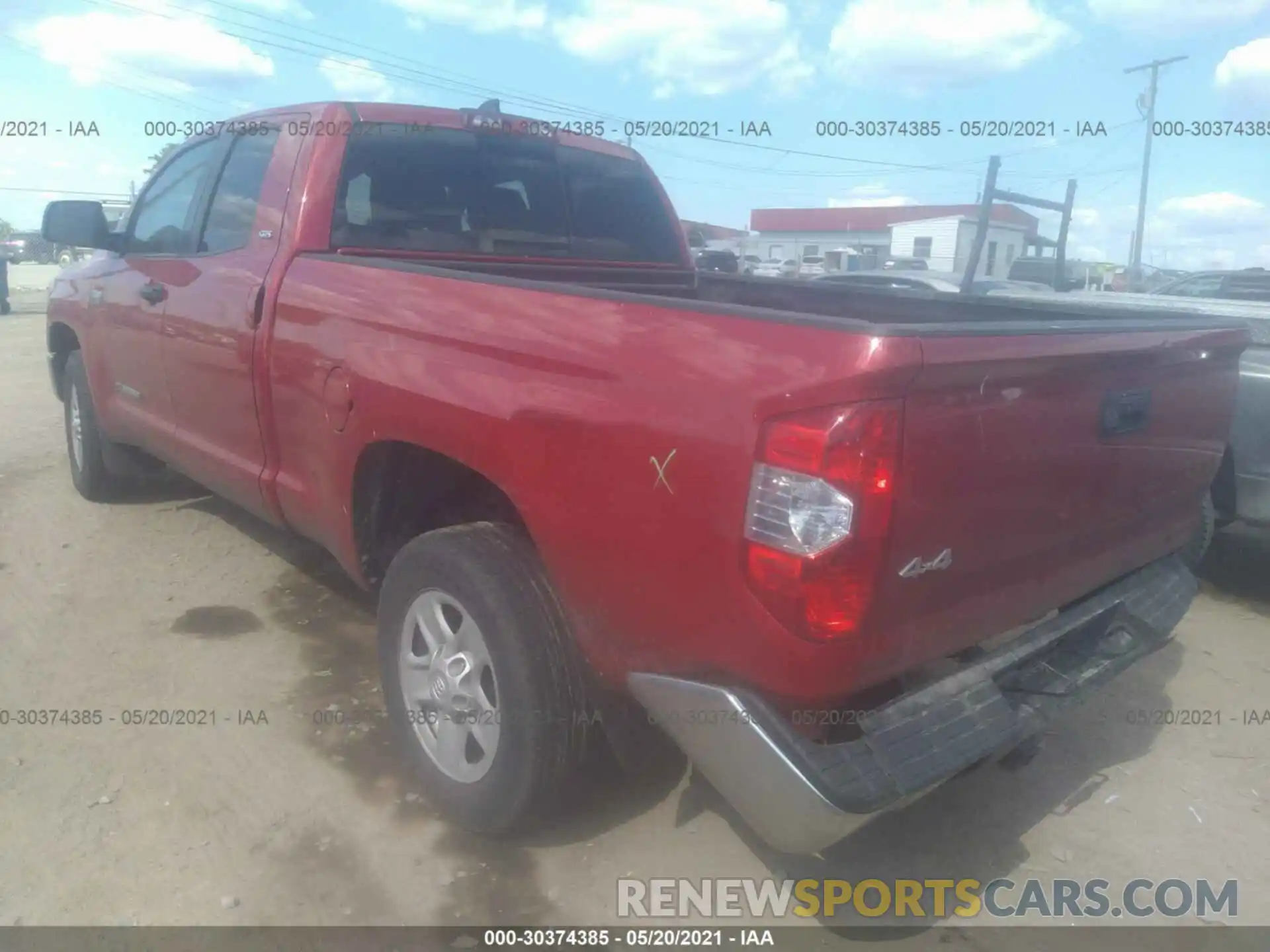 3 Photograph of a damaged car 5TFUY5F16LX878230 TOYOTA TUNDRA 4WD 2020