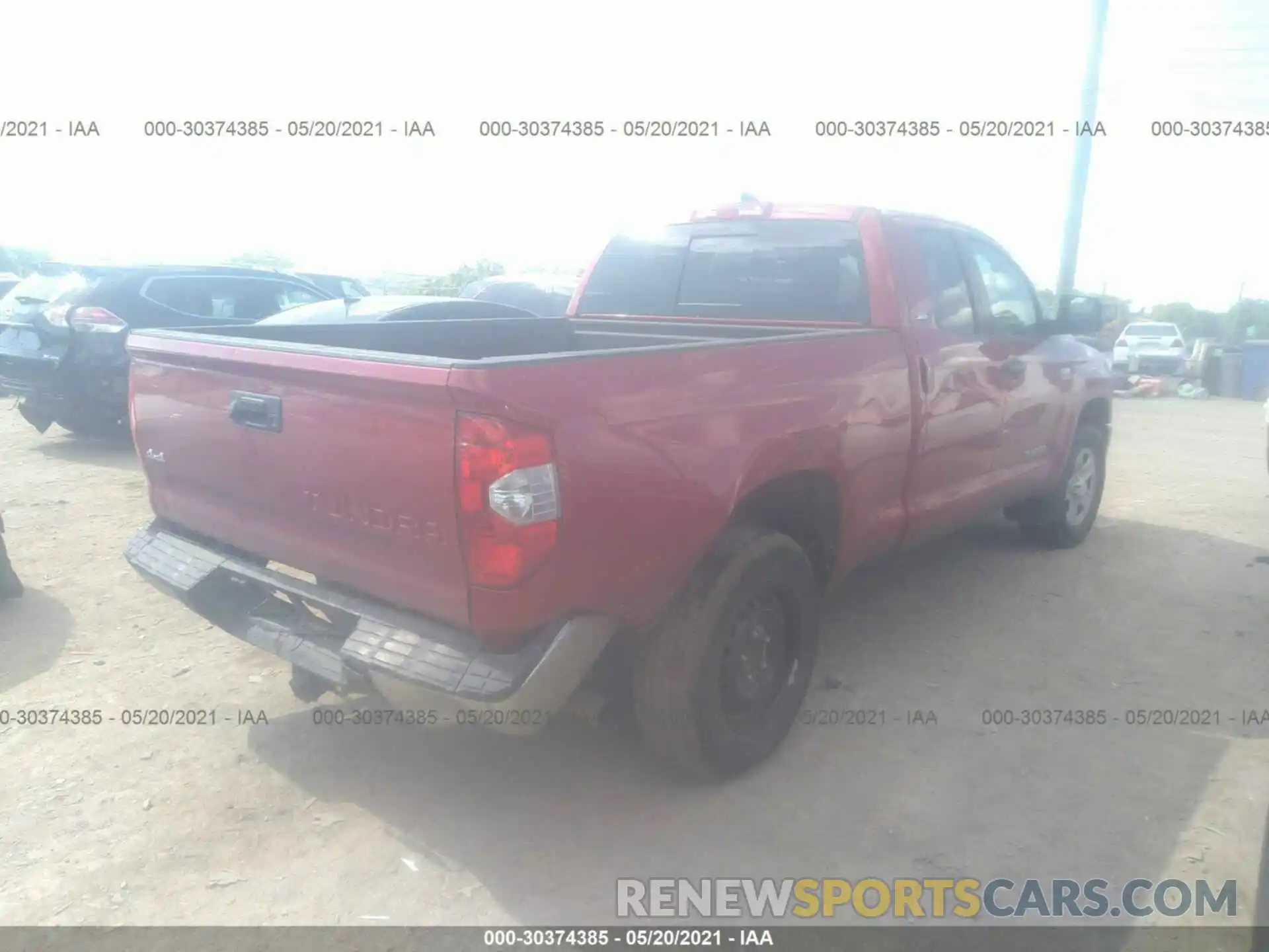 4 Фотография поврежденного автомобиля 5TFUY5F16LX878230 TOYOTA TUNDRA 4WD 2020