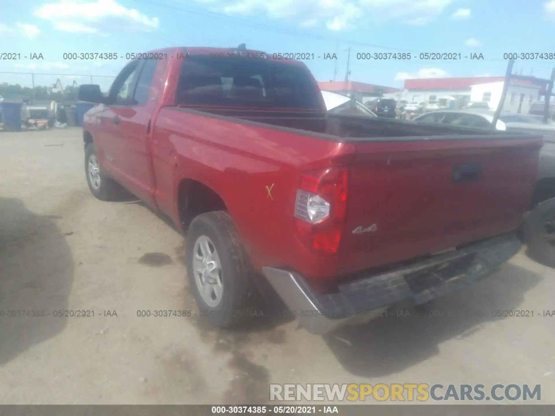 6 Photograph of a damaged car 5TFUY5F16LX878230 TOYOTA TUNDRA 4WD 2020