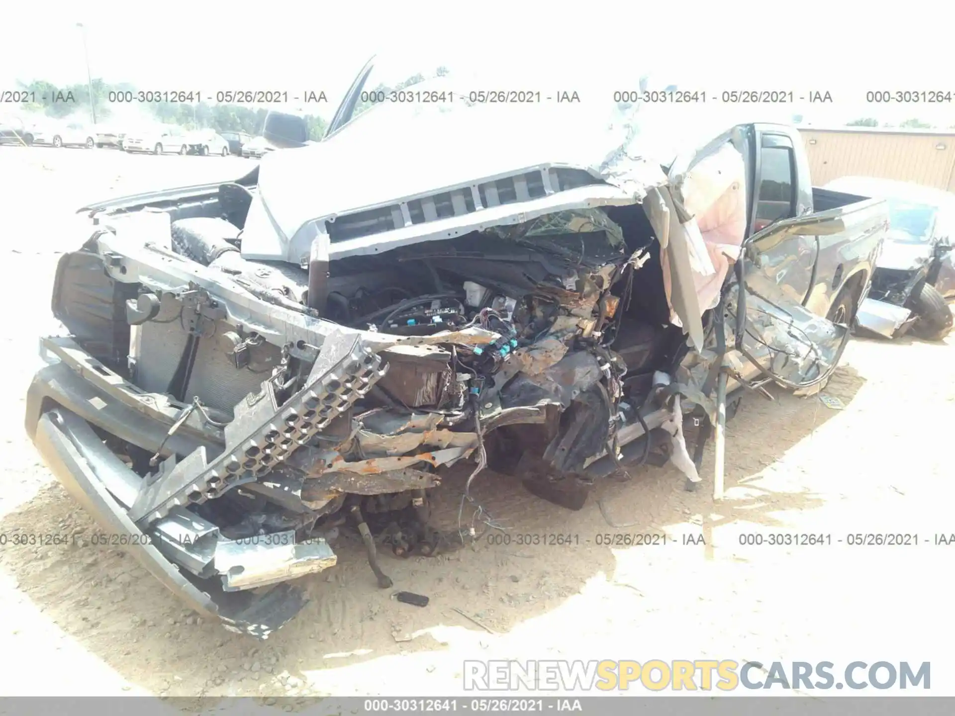 2 Photograph of a damaged car 5TFUY5F18LX933826 TOYOTA TUNDRA 4WD 2020