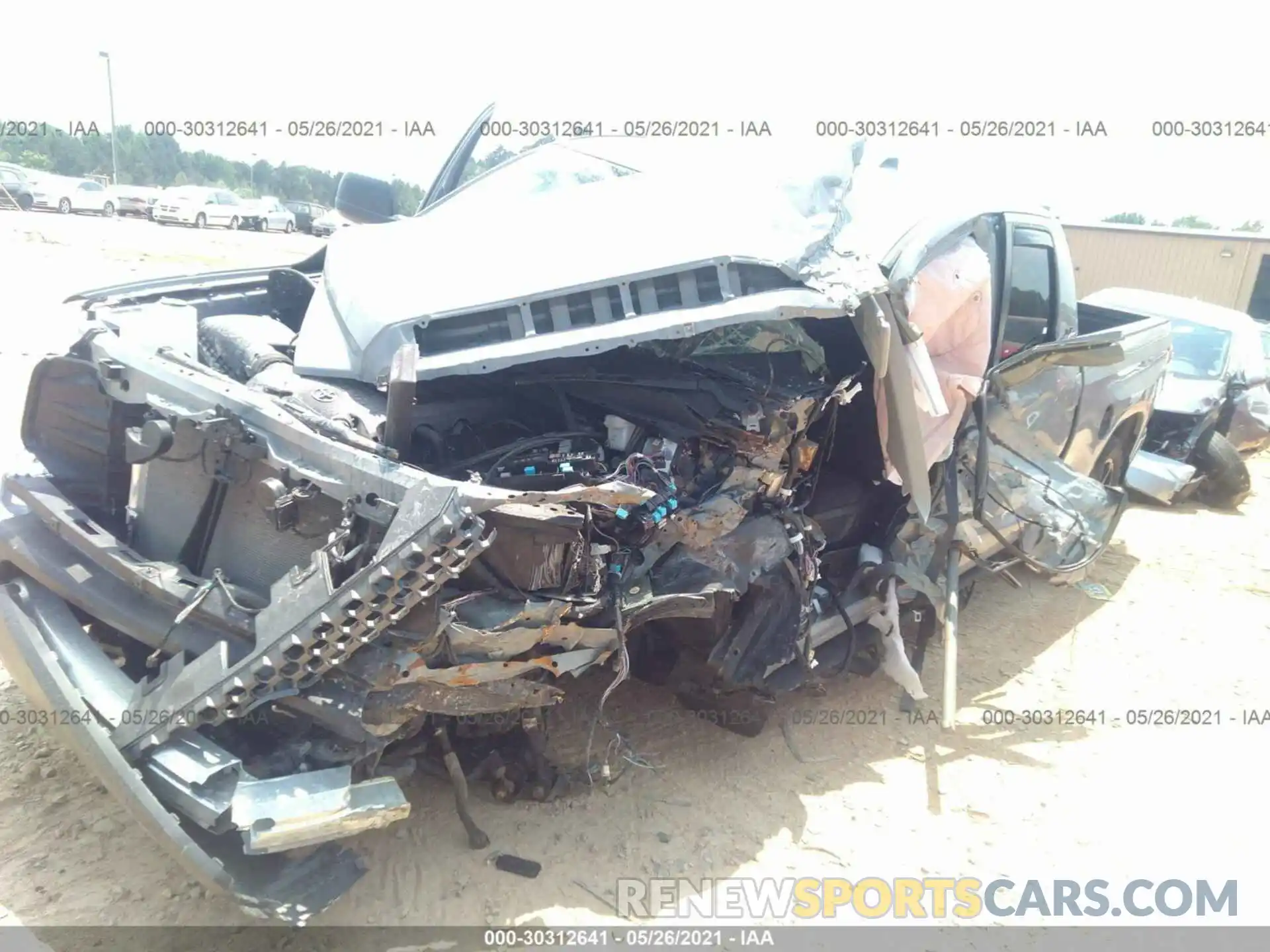 6 Photograph of a damaged car 5TFUY5F18LX933826 TOYOTA TUNDRA 4WD 2020