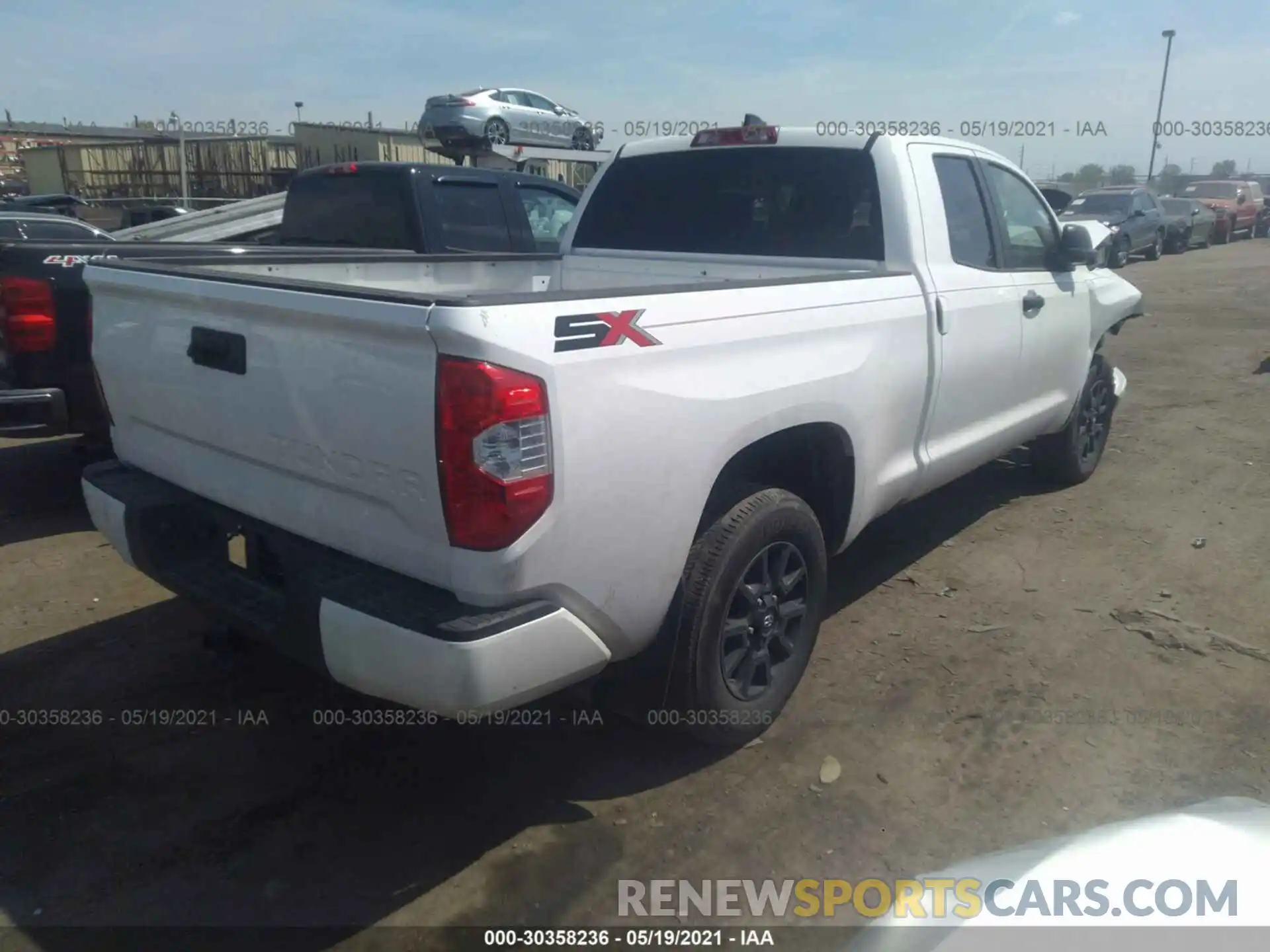 4 Photograph of a damaged car 5TFUY5F19LX881400 TOYOTA TUNDRA 4WD 2020