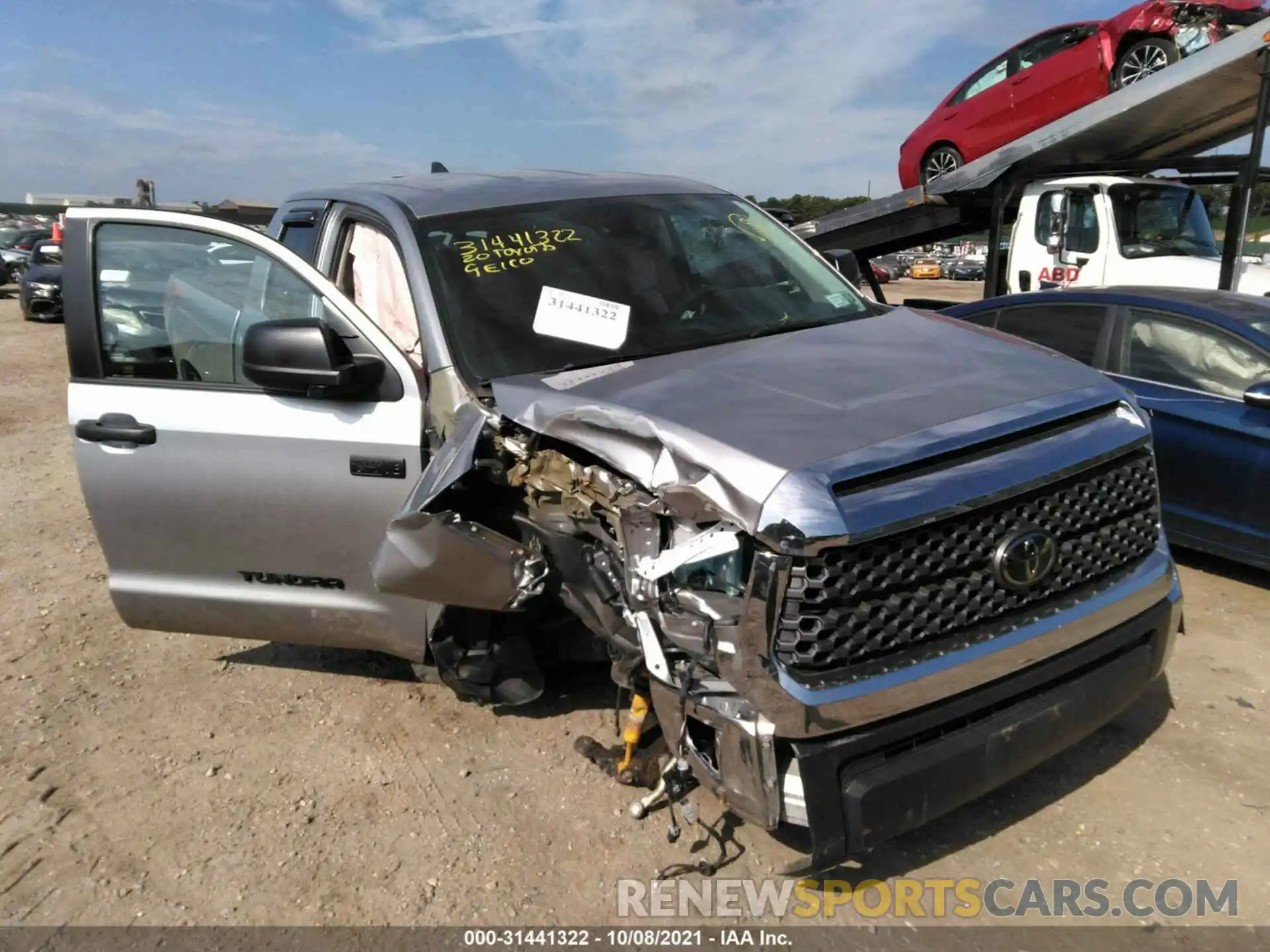 6 Photograph of a damaged car 5TFUY5F19LX904576 TOYOTA TUNDRA 4WD 2020