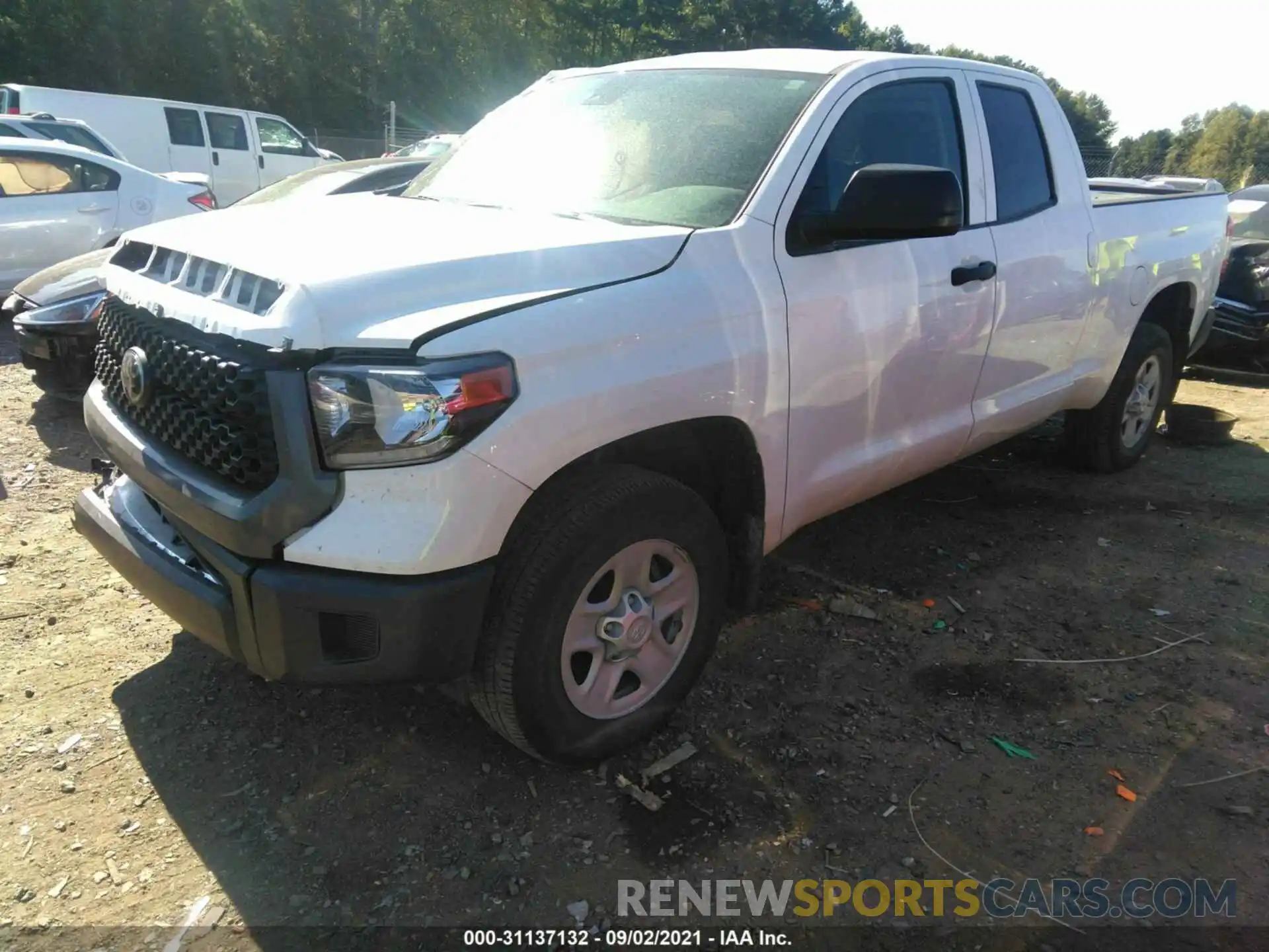 2 Photograph of a damaged car 5TFUY5F19LX948318 TOYOTA TUNDRA 4WD 2020