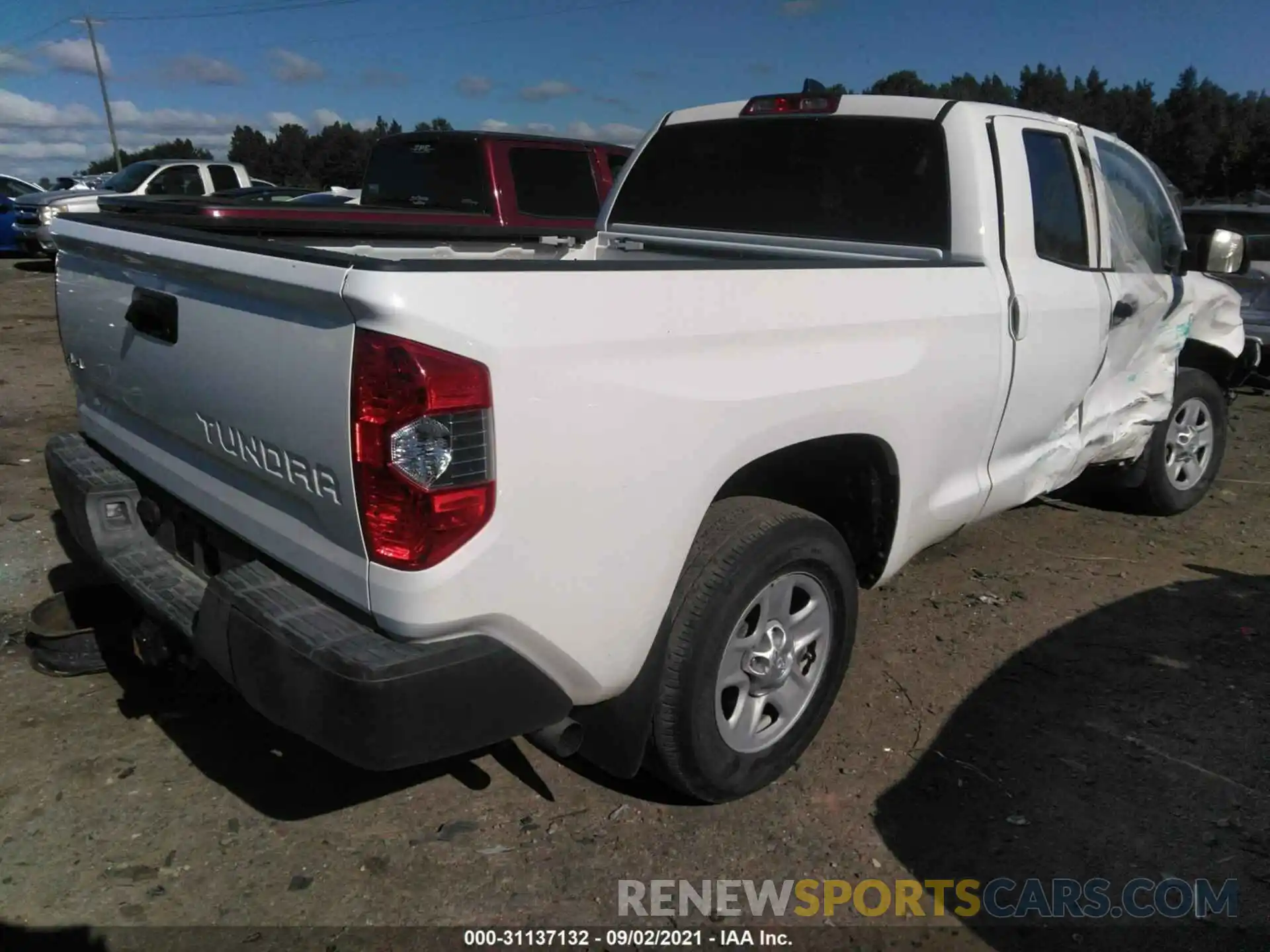 4 Photograph of a damaged car 5TFUY5F19LX948318 TOYOTA TUNDRA 4WD 2020