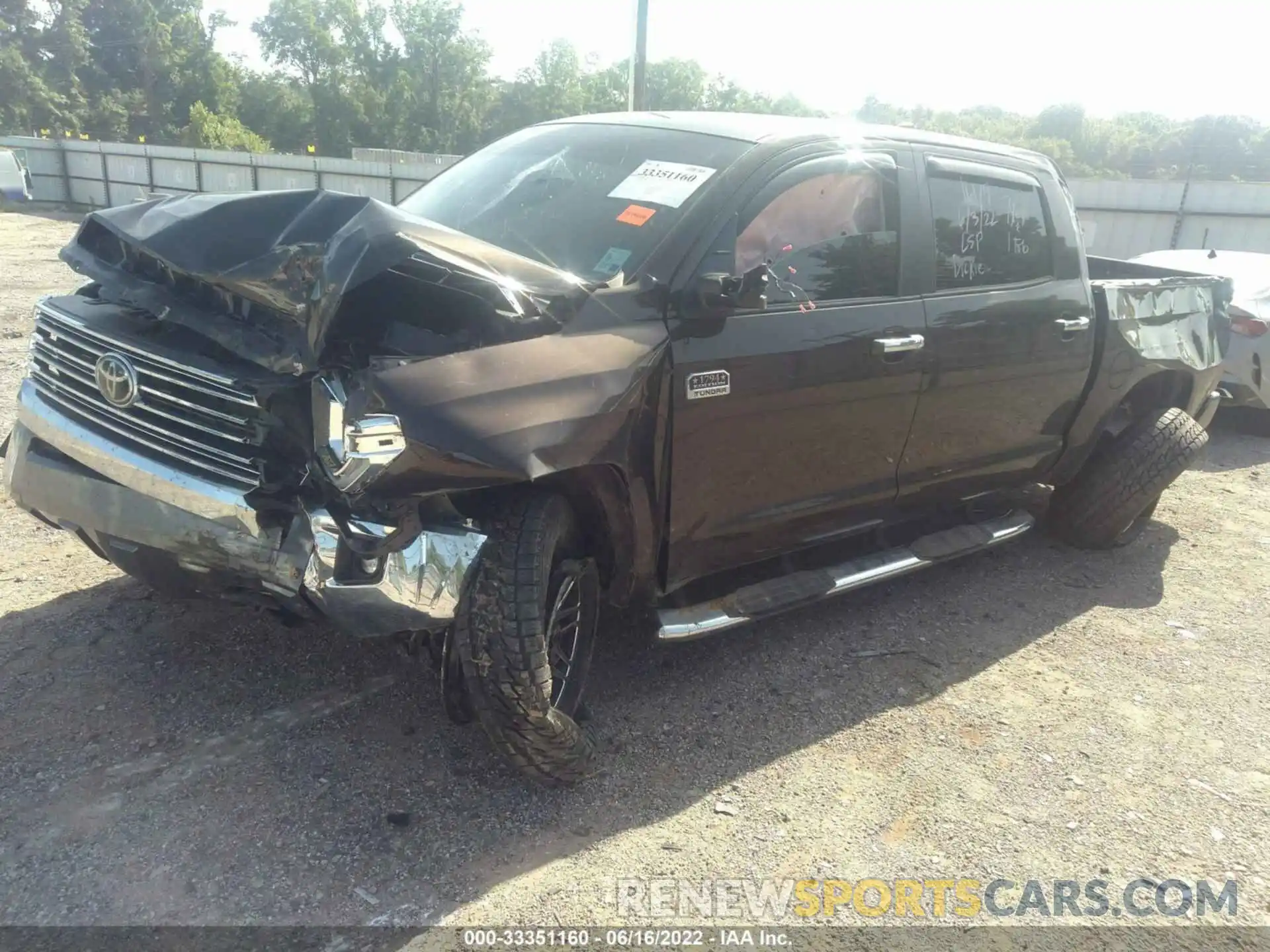 2 Photograph of a damaged car 5TFAY5F10MX970454 TOYOTA TUNDRA 4WD 2021