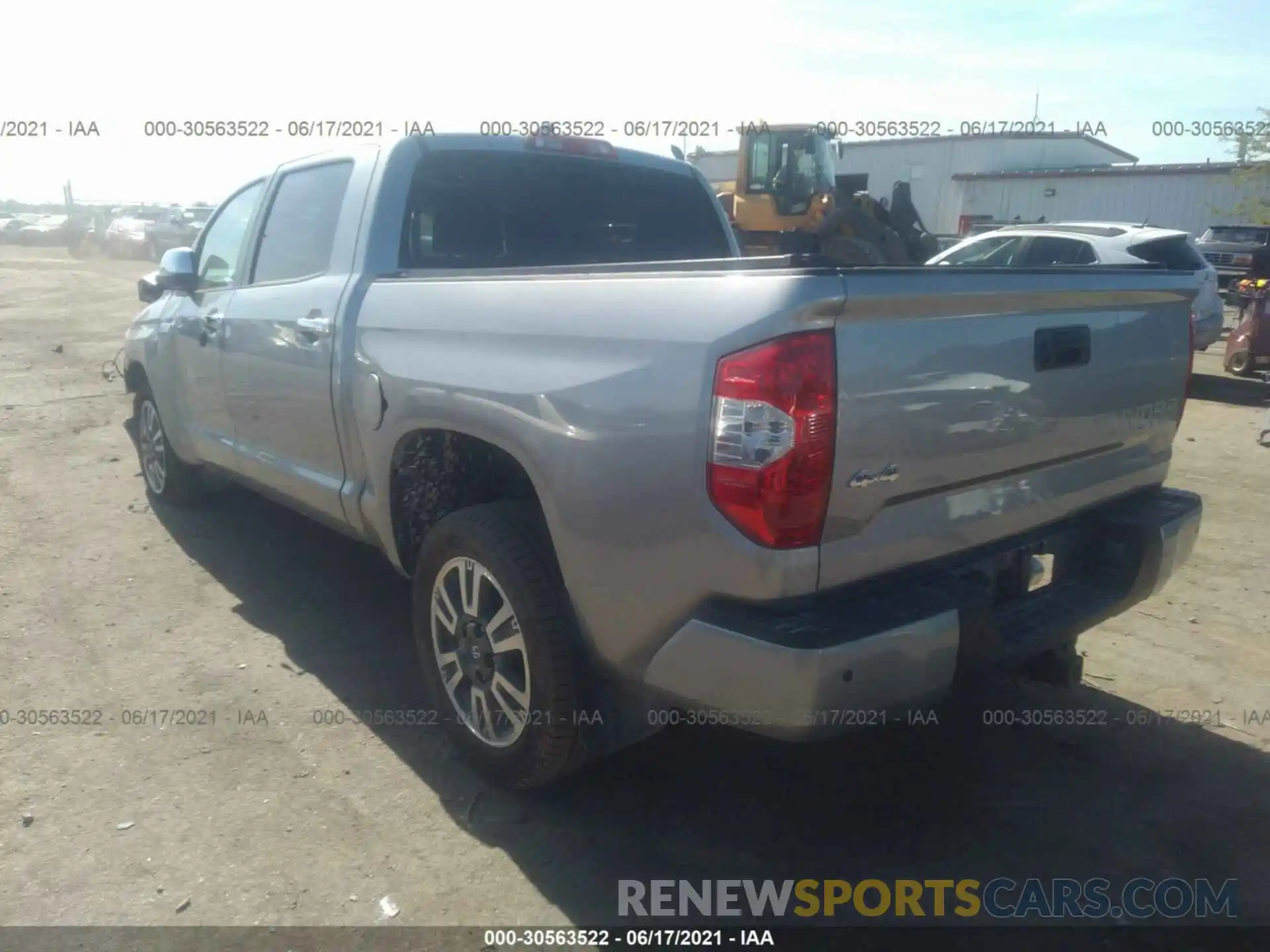 3 Photograph of a damaged car 5TFAY5F11MX007840 TOYOTA TUNDRA 4WD 2021