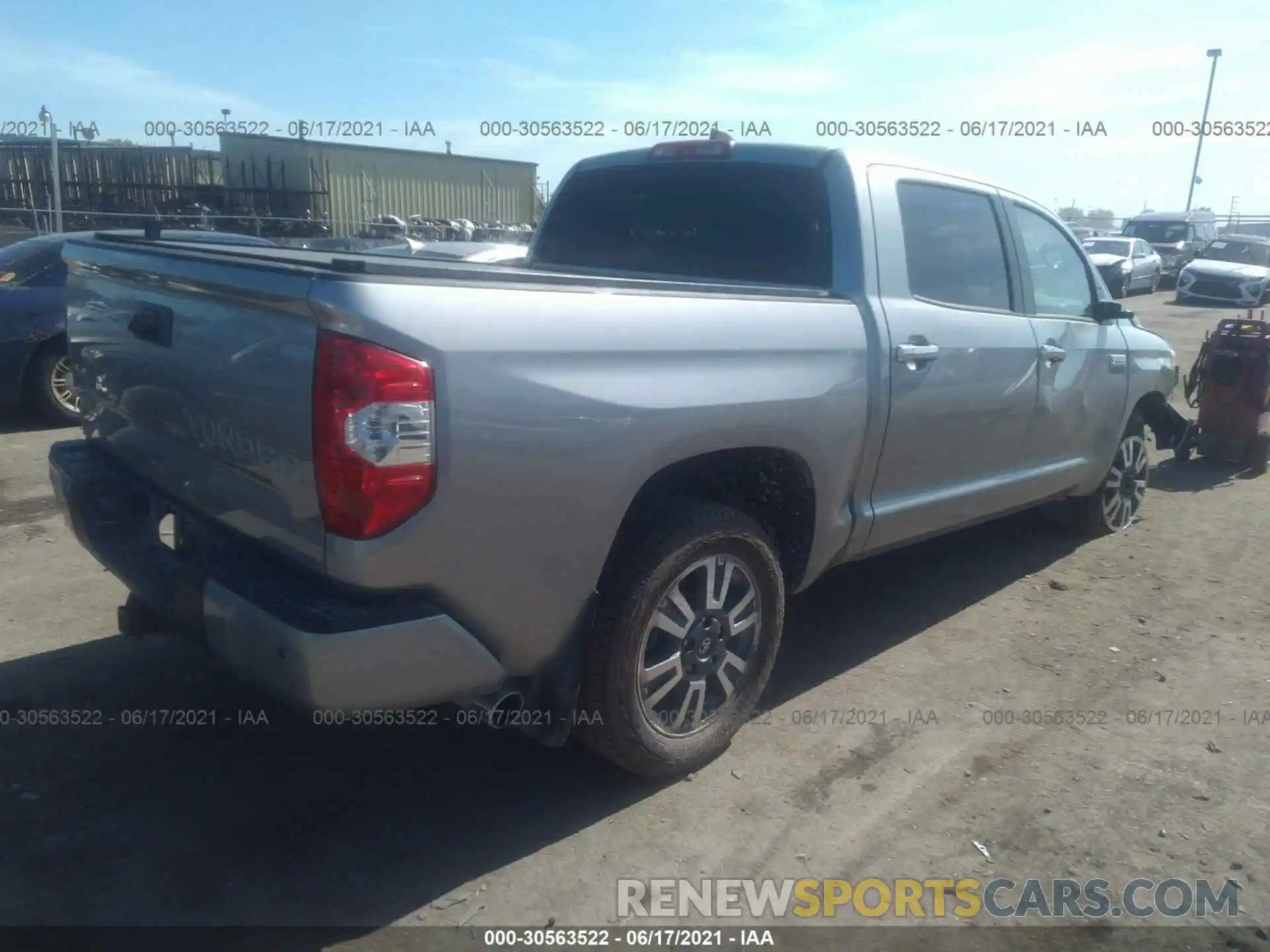 4 Photograph of a damaged car 5TFAY5F11MX007840 TOYOTA TUNDRA 4WD 2021