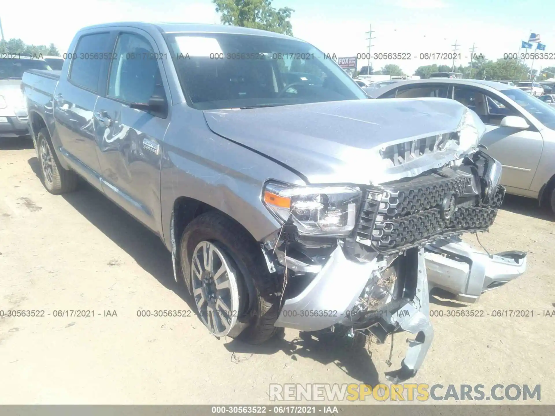 6 Photograph of a damaged car 5TFAY5F11MX007840 TOYOTA TUNDRA 4WD 2021