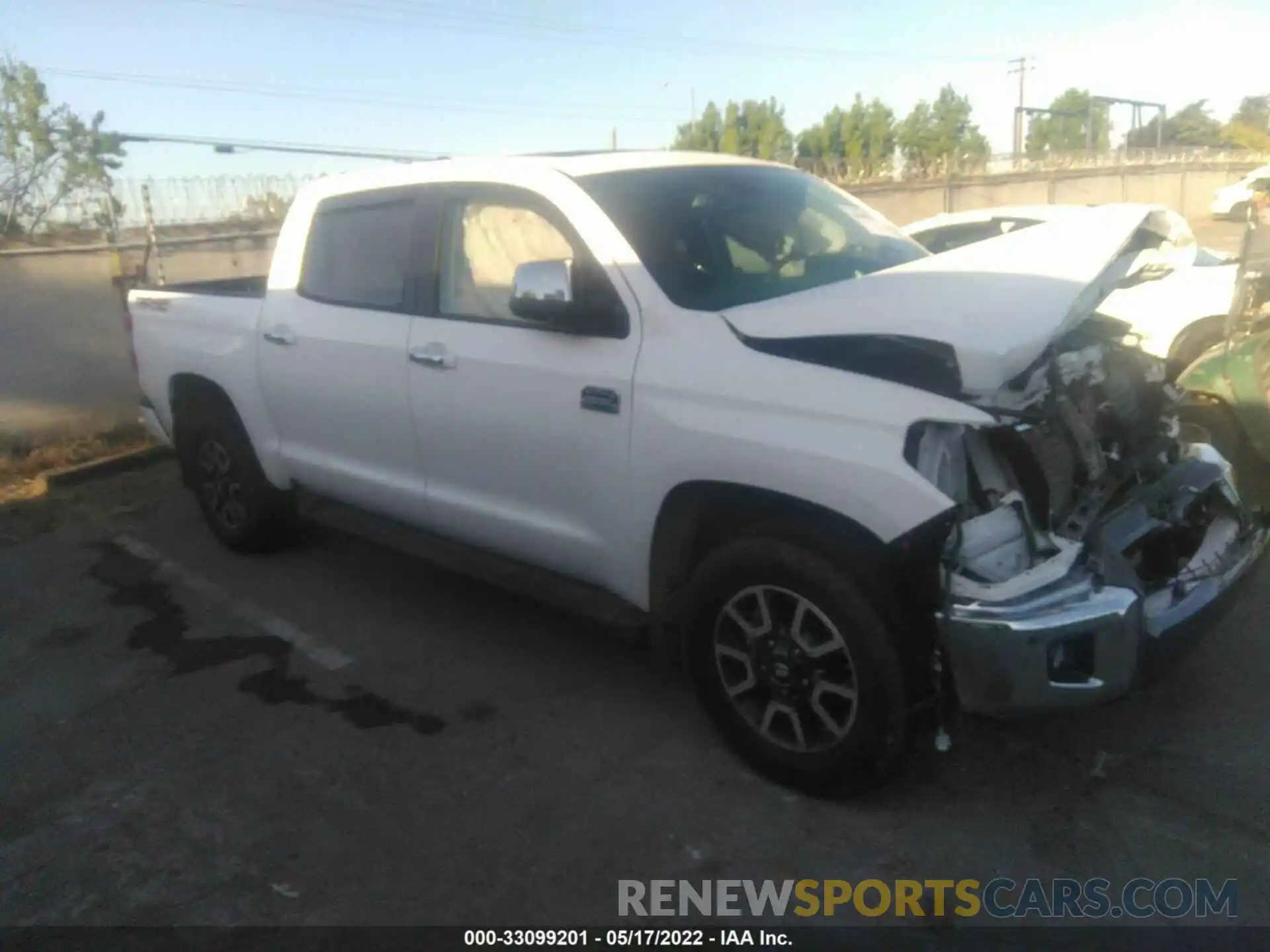 1 Photograph of a damaged car 5TFAY5F13MX007807 TOYOTA TUNDRA 4WD 2021