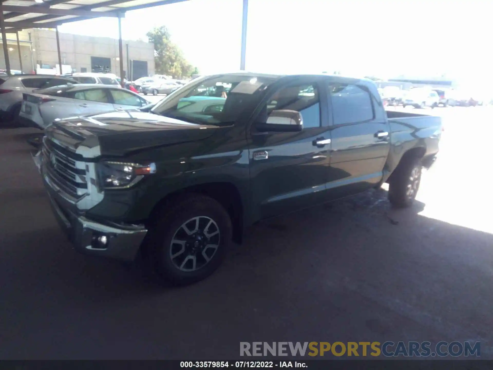 2 Photograph of a damaged car 5TFAY5F13MX034926 TOYOTA TUNDRA 4WD 2021