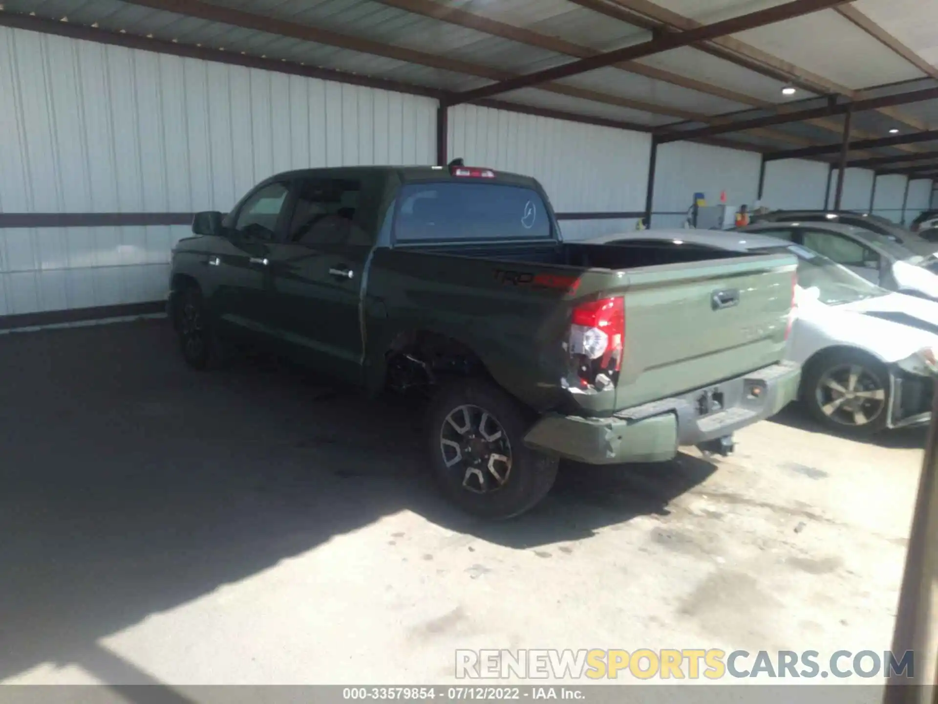 3 Photograph of a damaged car 5TFAY5F13MX034926 TOYOTA TUNDRA 4WD 2021