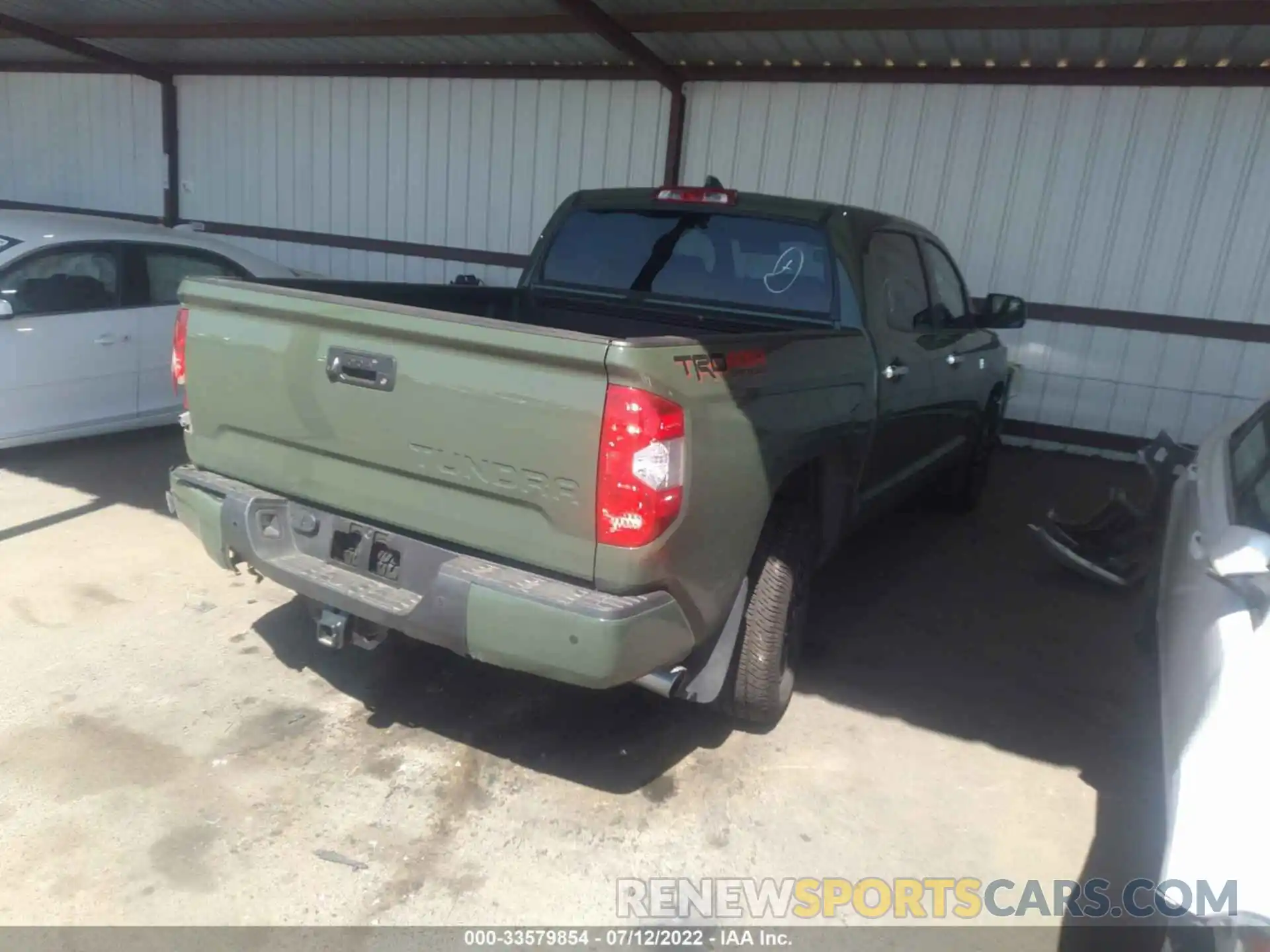 4 Photograph of a damaged car 5TFAY5F13MX034926 TOYOTA TUNDRA 4WD 2021