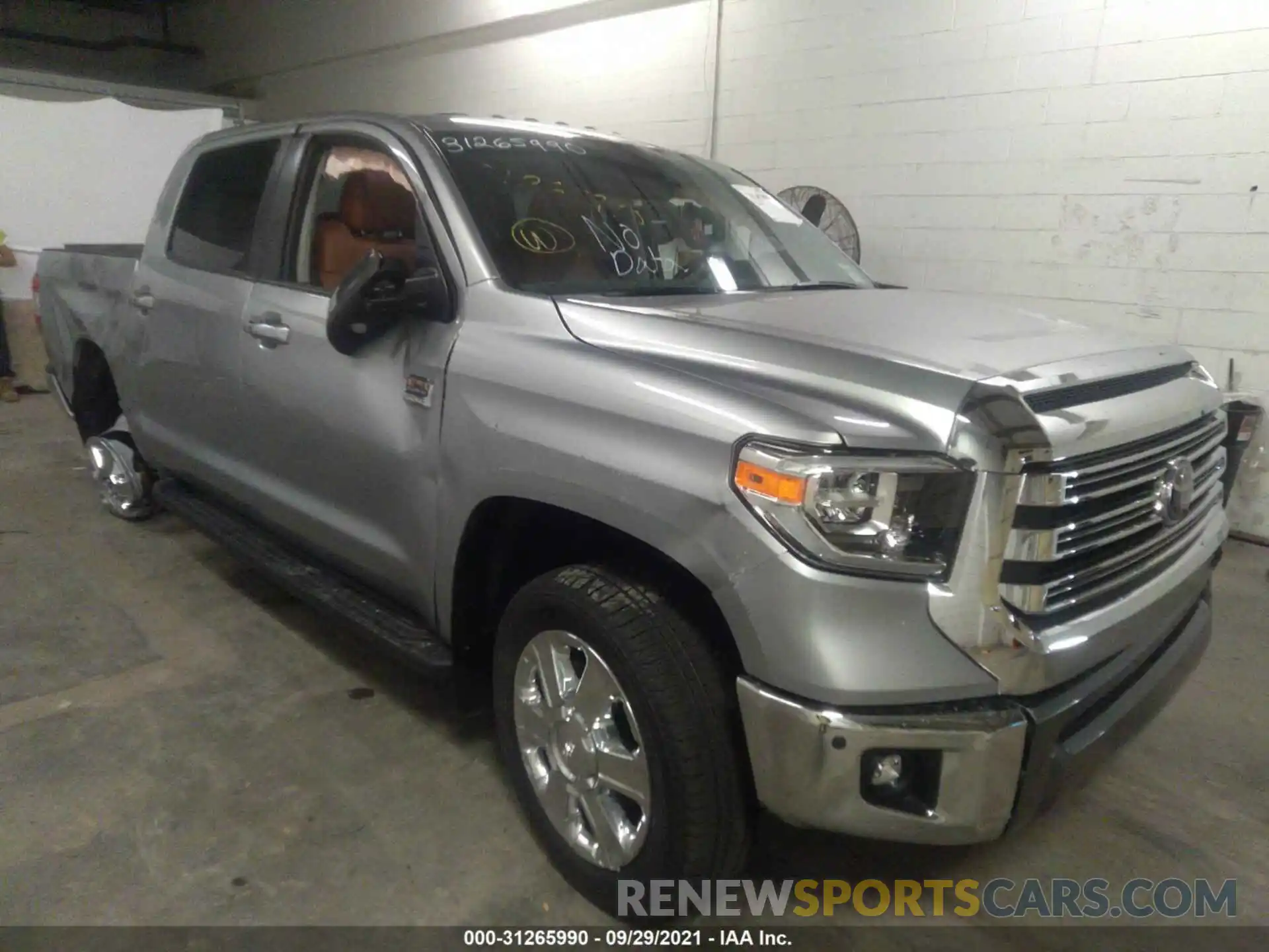 1 Photograph of a damaged car 5TFAY5F13MX035106 TOYOTA TUNDRA 4WD 2021