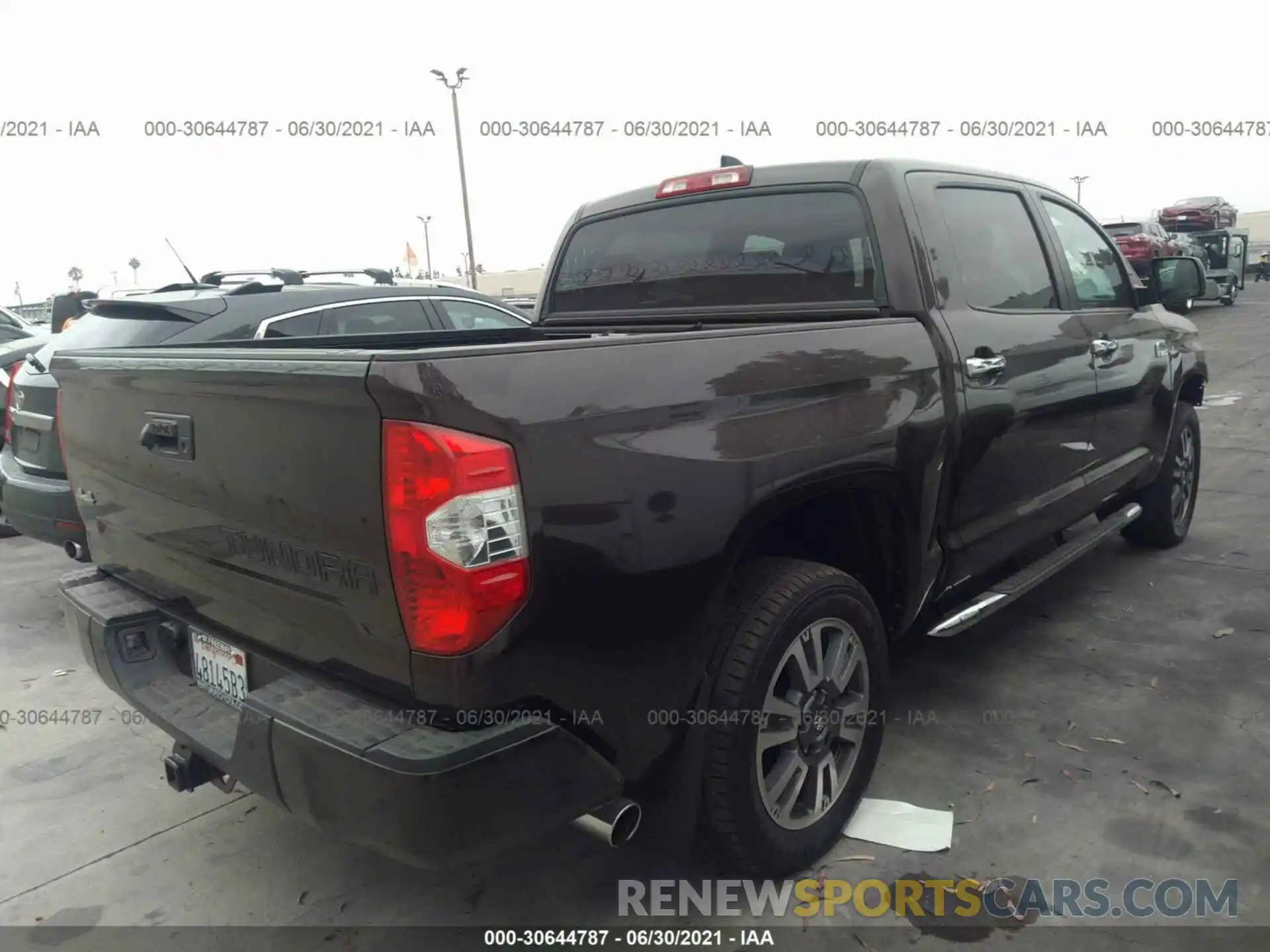 4 Photograph of a damaged car 5TFAY5F13MX957259 TOYOTA TUNDRA 4WD 2021